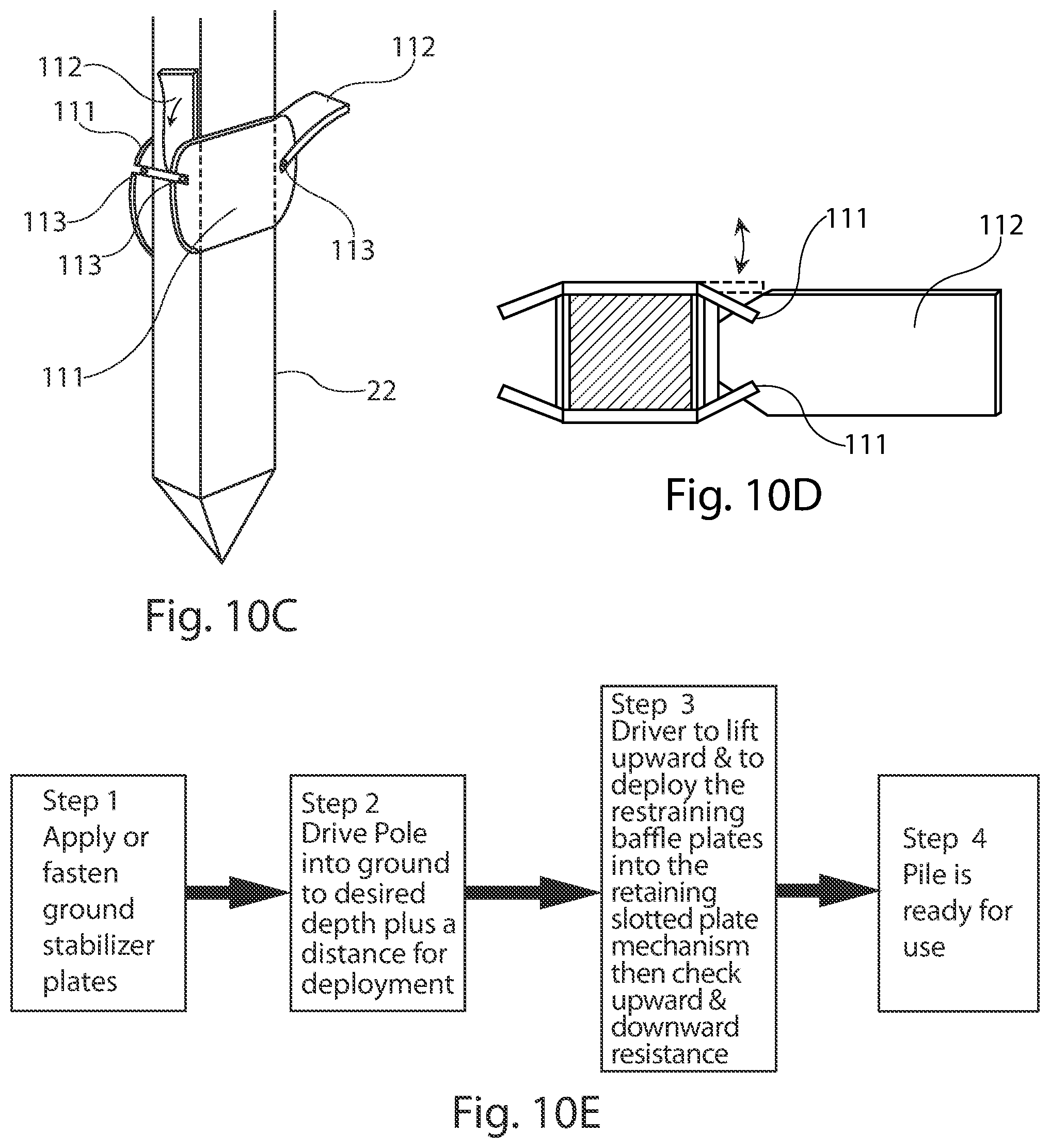 Patent US12305352 Figure 9 – Ground mounting assembly