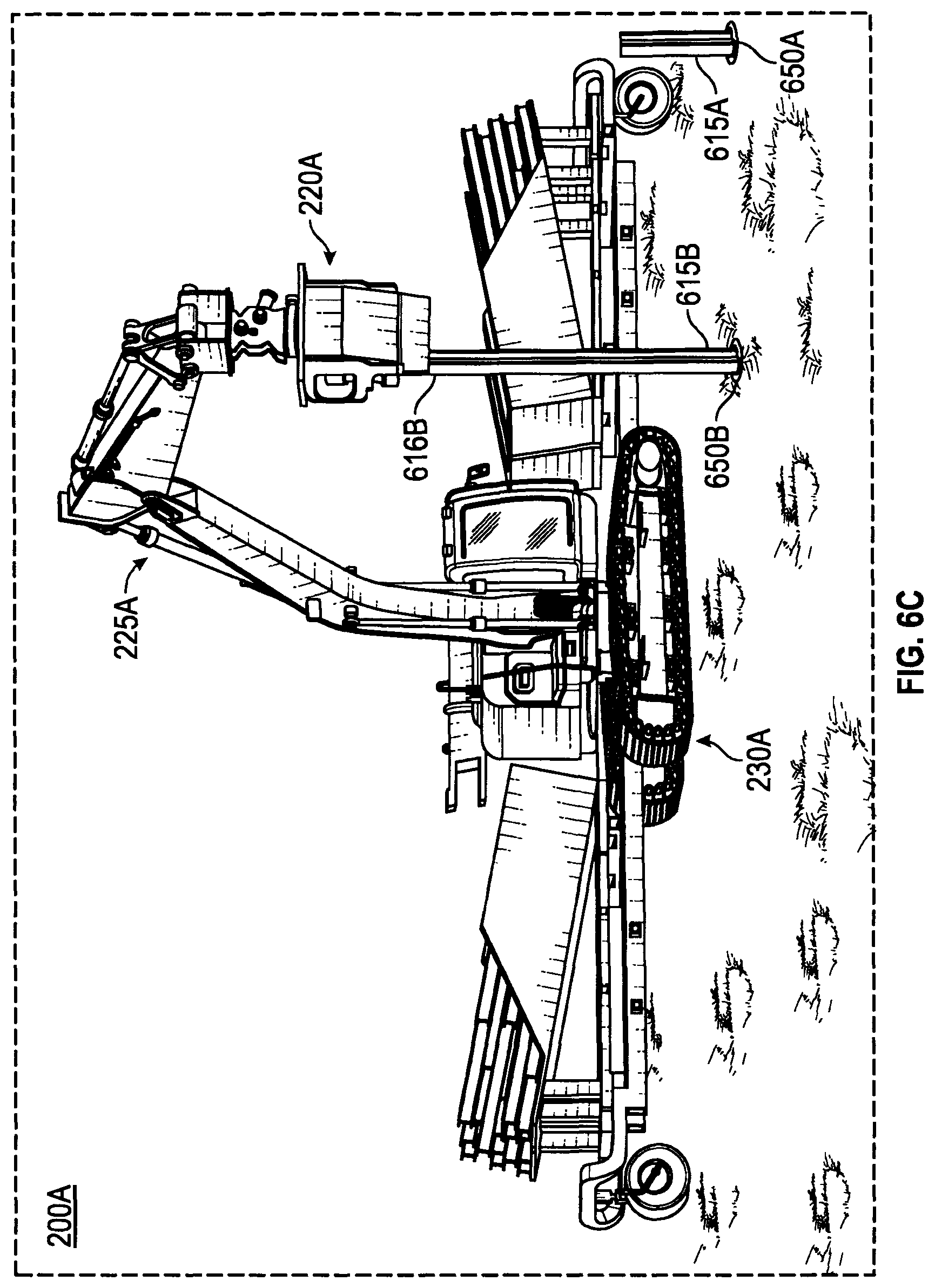 Patent US12305353 Figure 10 – Pile platforms for autonomous pile driver vehicle