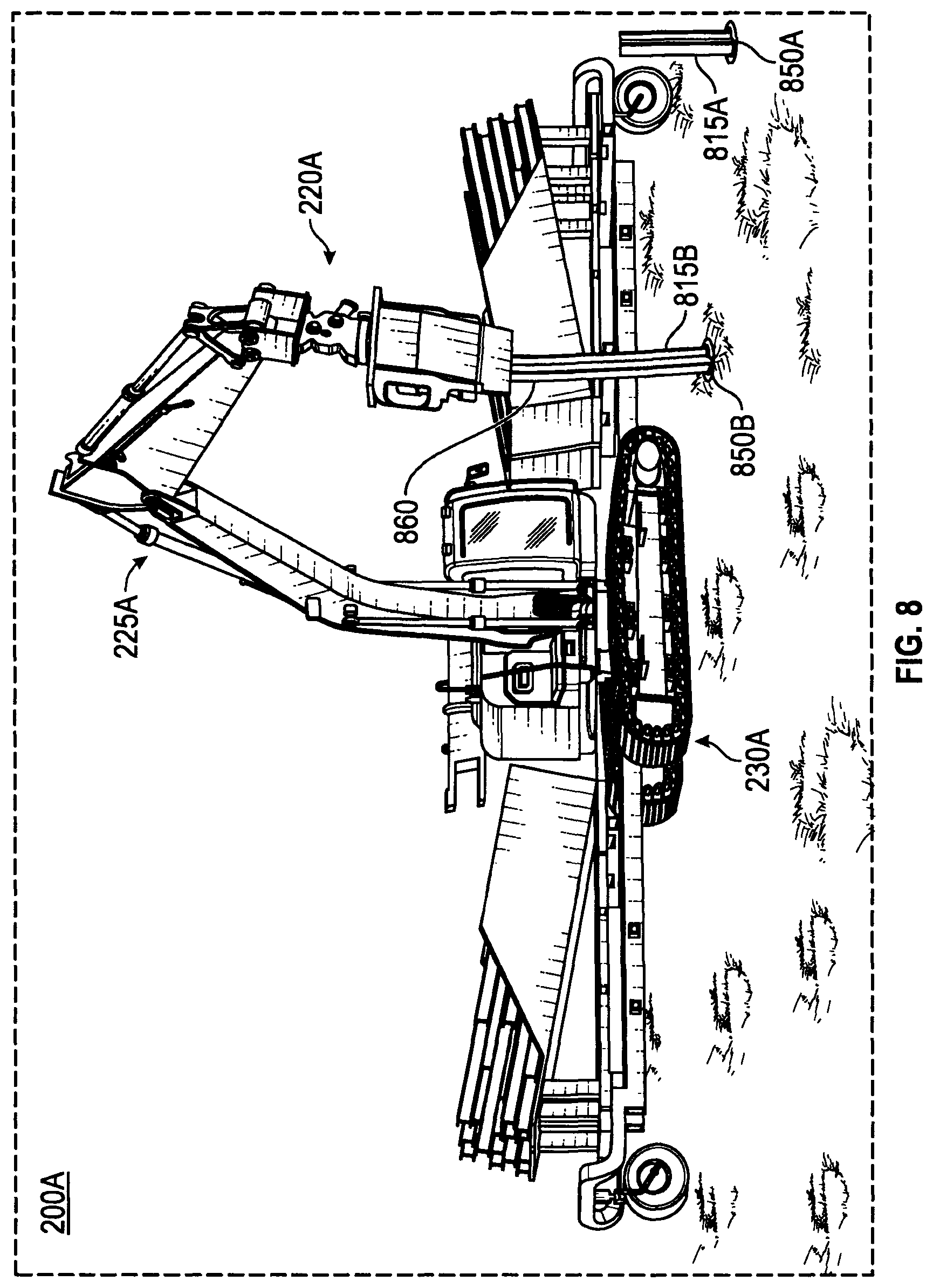 Patent US12305353 Figure 12 – Pile platforms for autonomous pile driver vehicle