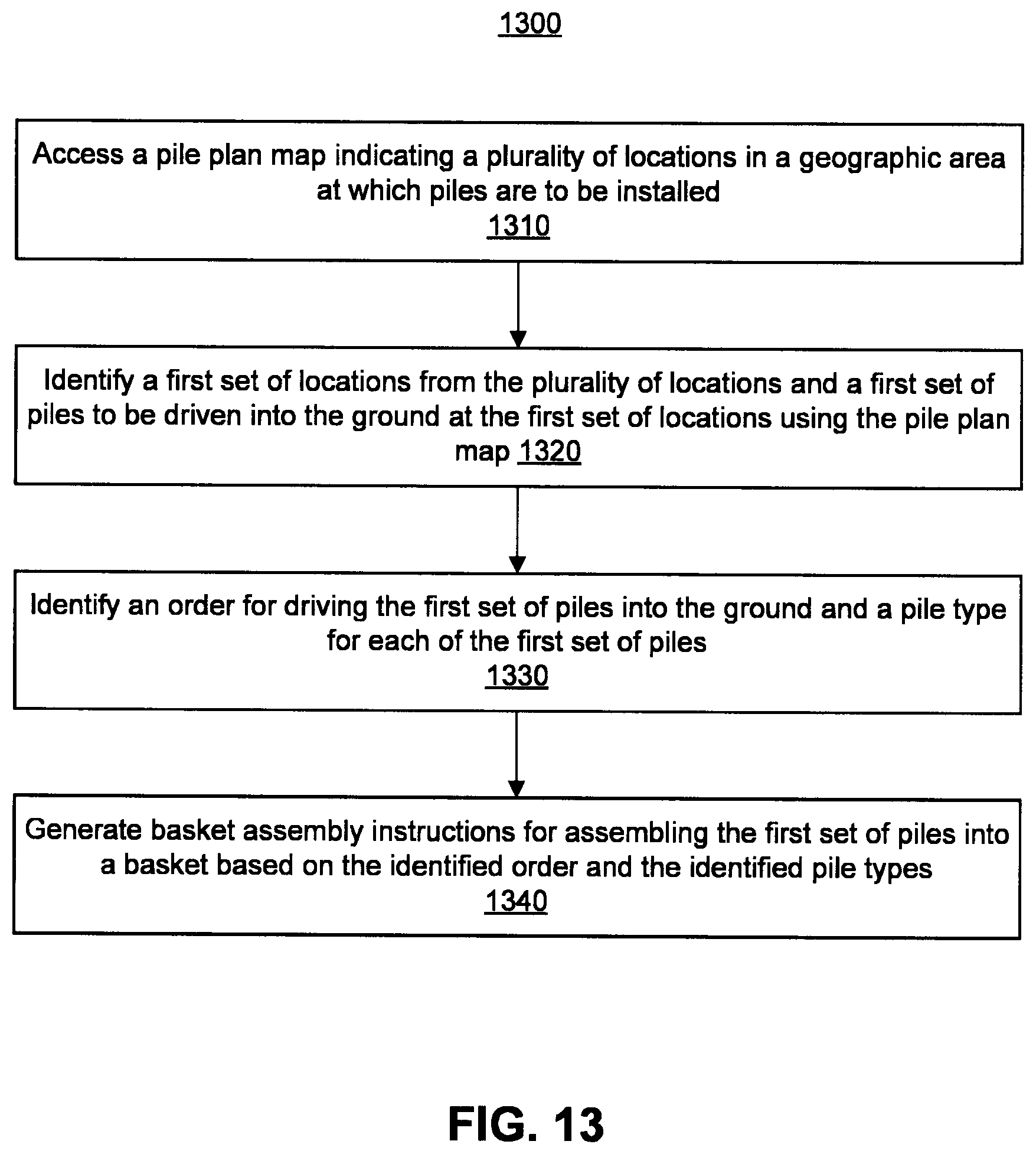 Patent US12305353 Figure 16 – Pile platforms for autonomous pile driver vehicle