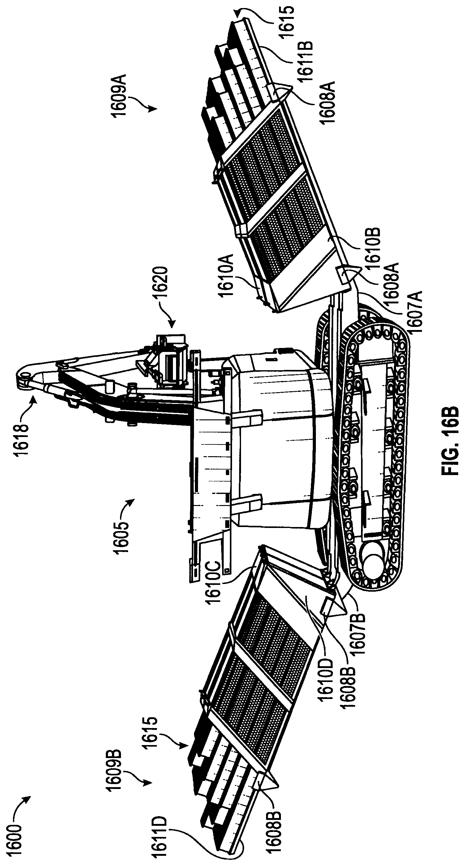 Patent US12305353 Figure 20 – Pile platforms for autonomous pile driver vehicle