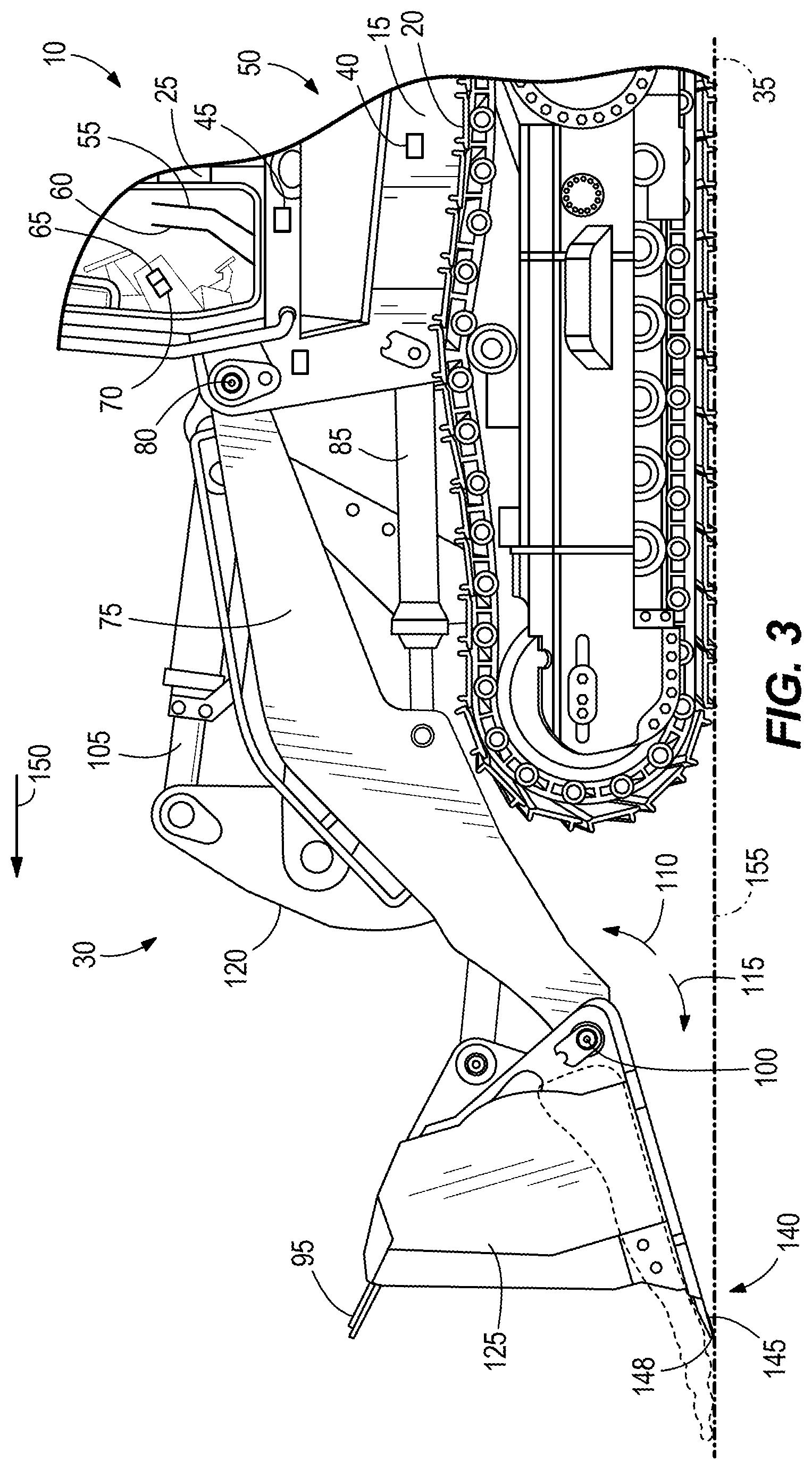 Patent US12305357 Figure 3 – Implement control system for machine