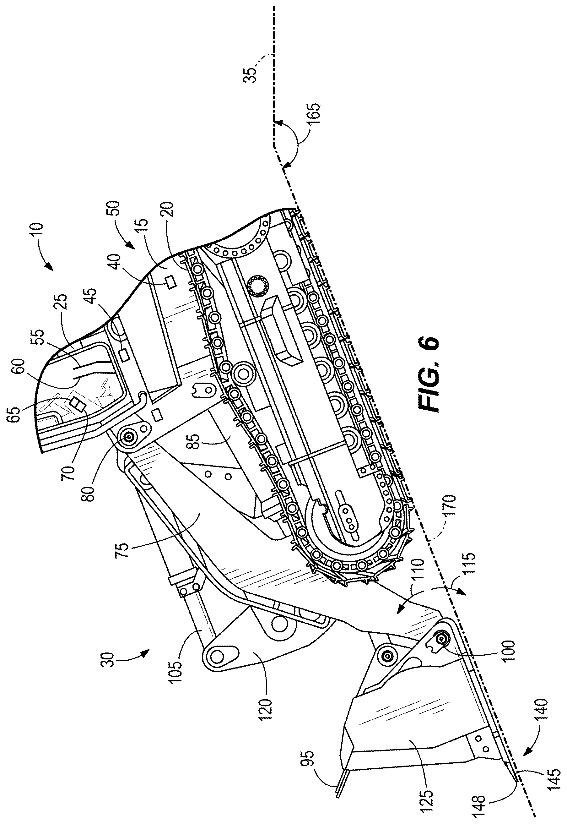 Patent US12305357 Figure 6 – Implement control system for machine