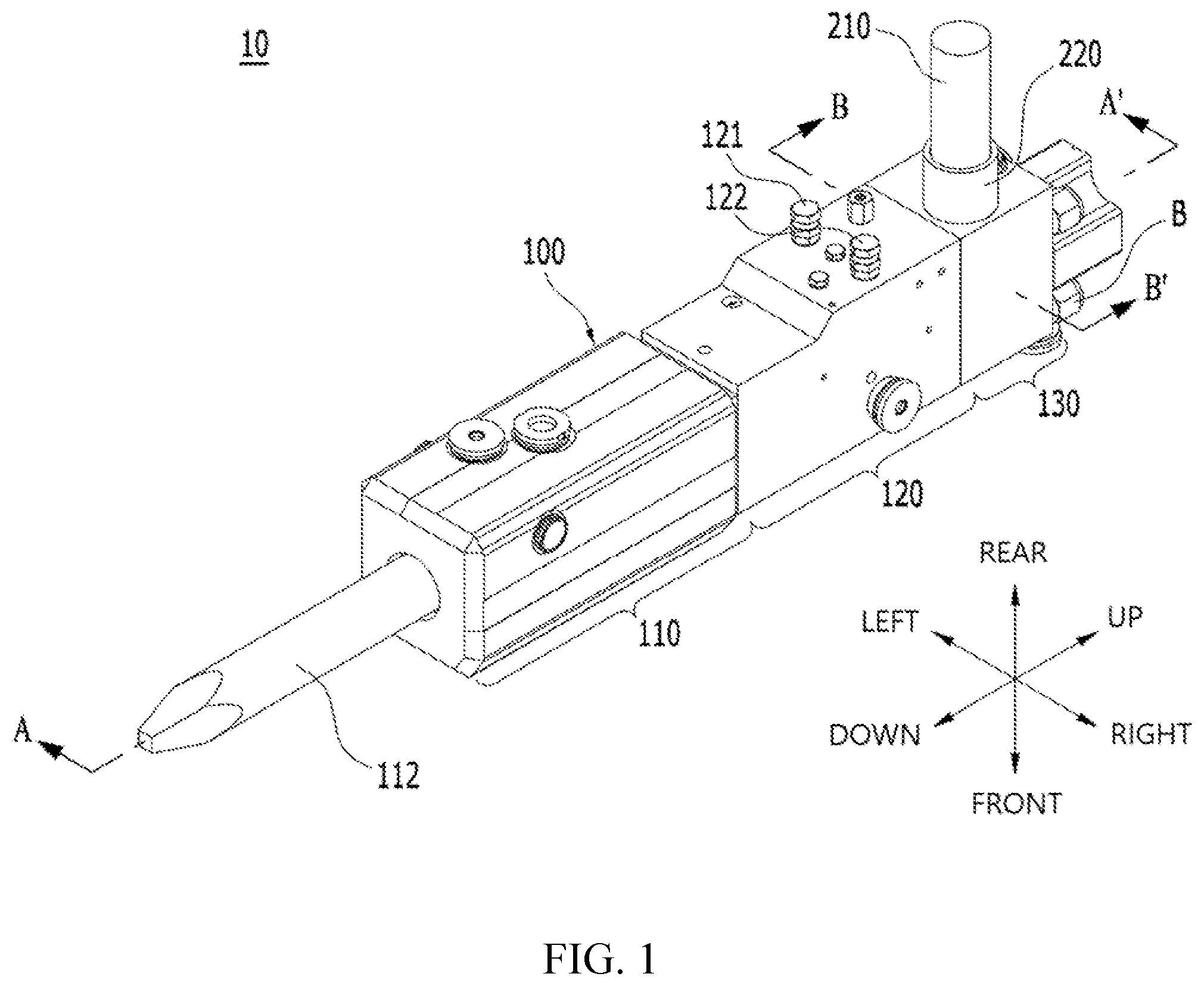 Patent US12305359 Figure 1 – Hydraulic breaker provided with automatic lubricant supply structure