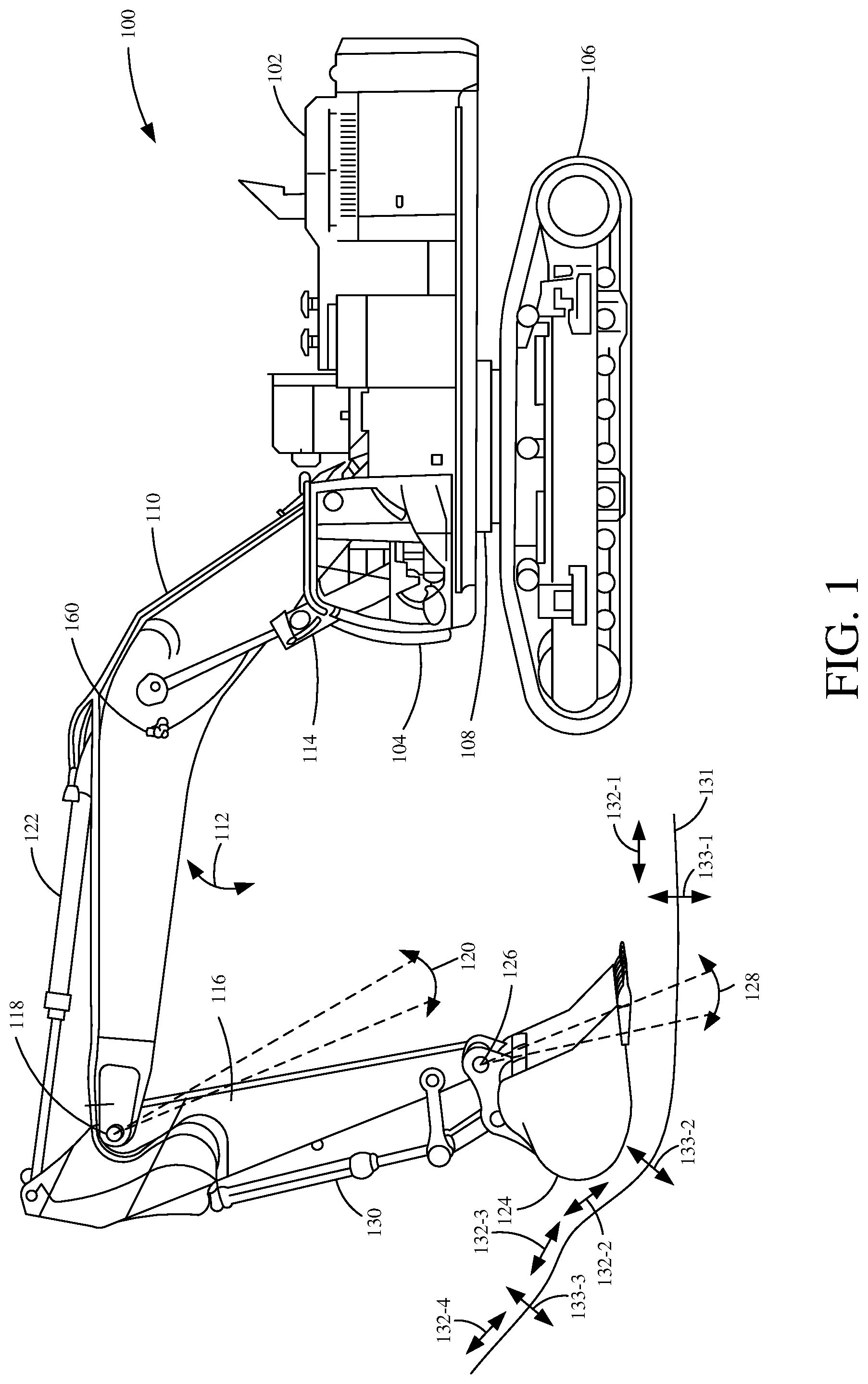 Patent US12305368 Figure 1 – Mobile machine control system