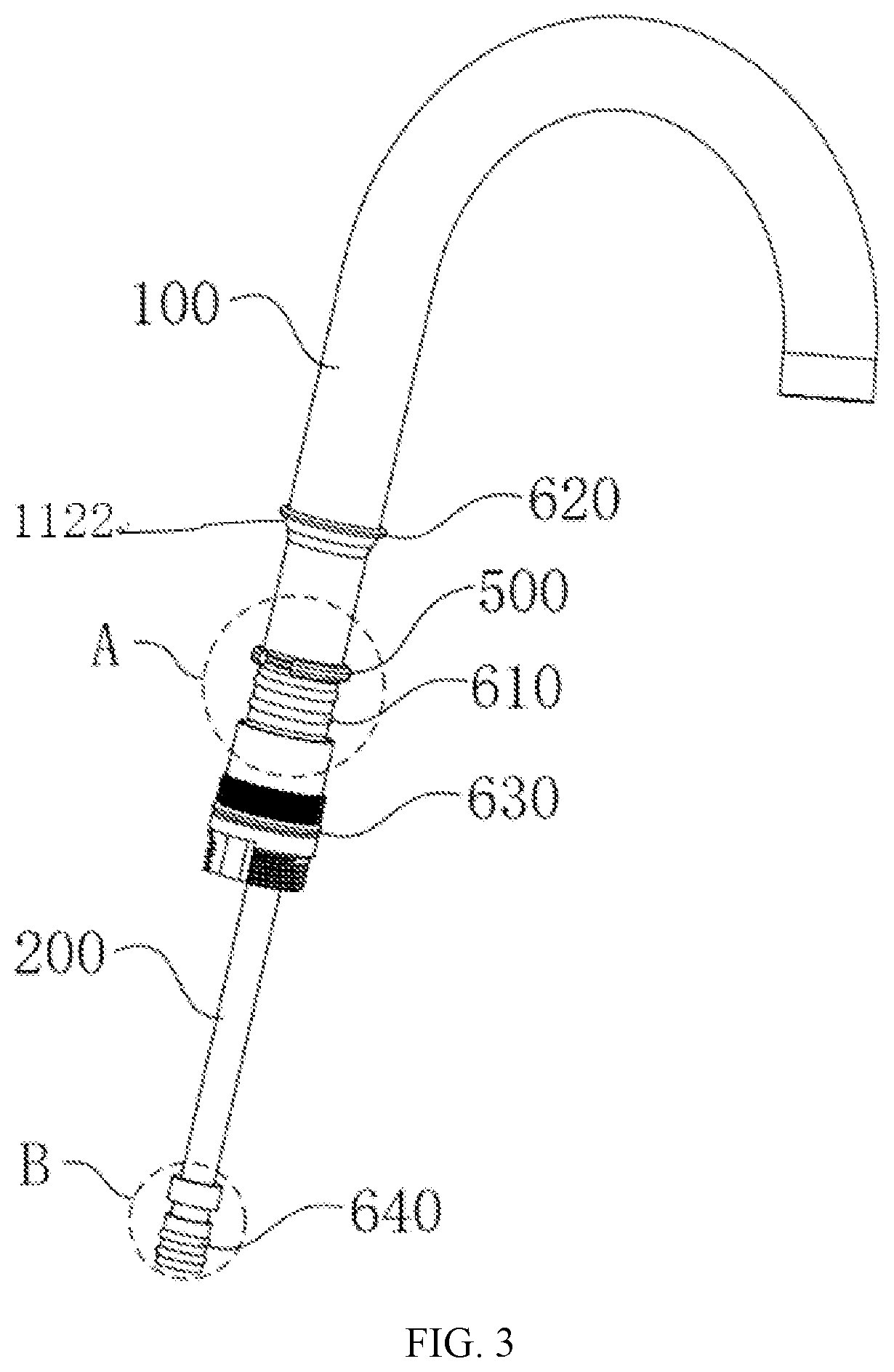 Patent US12305371 Figure 3 – Faucet