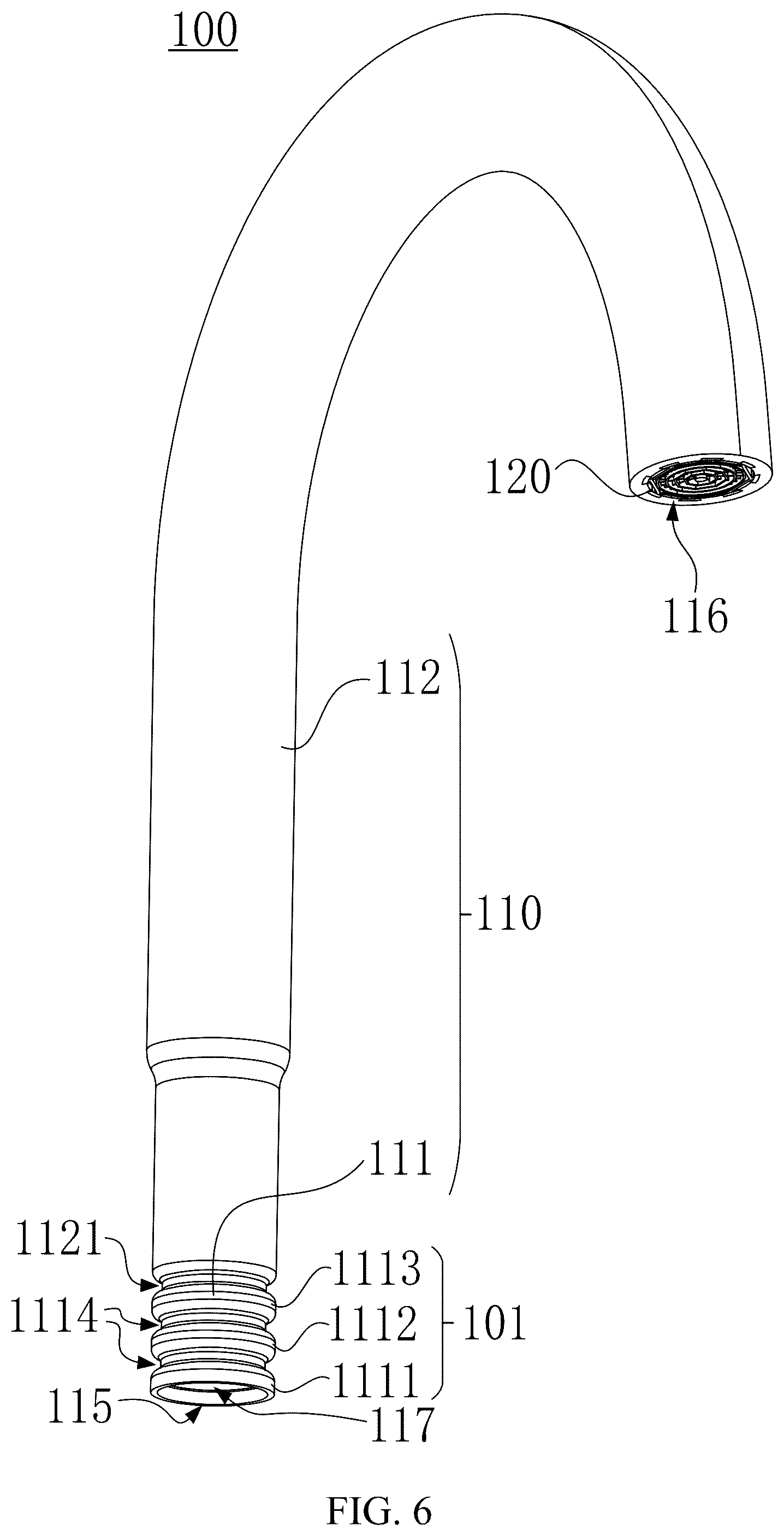 Patent US12305371 Figure 5 – Faucet