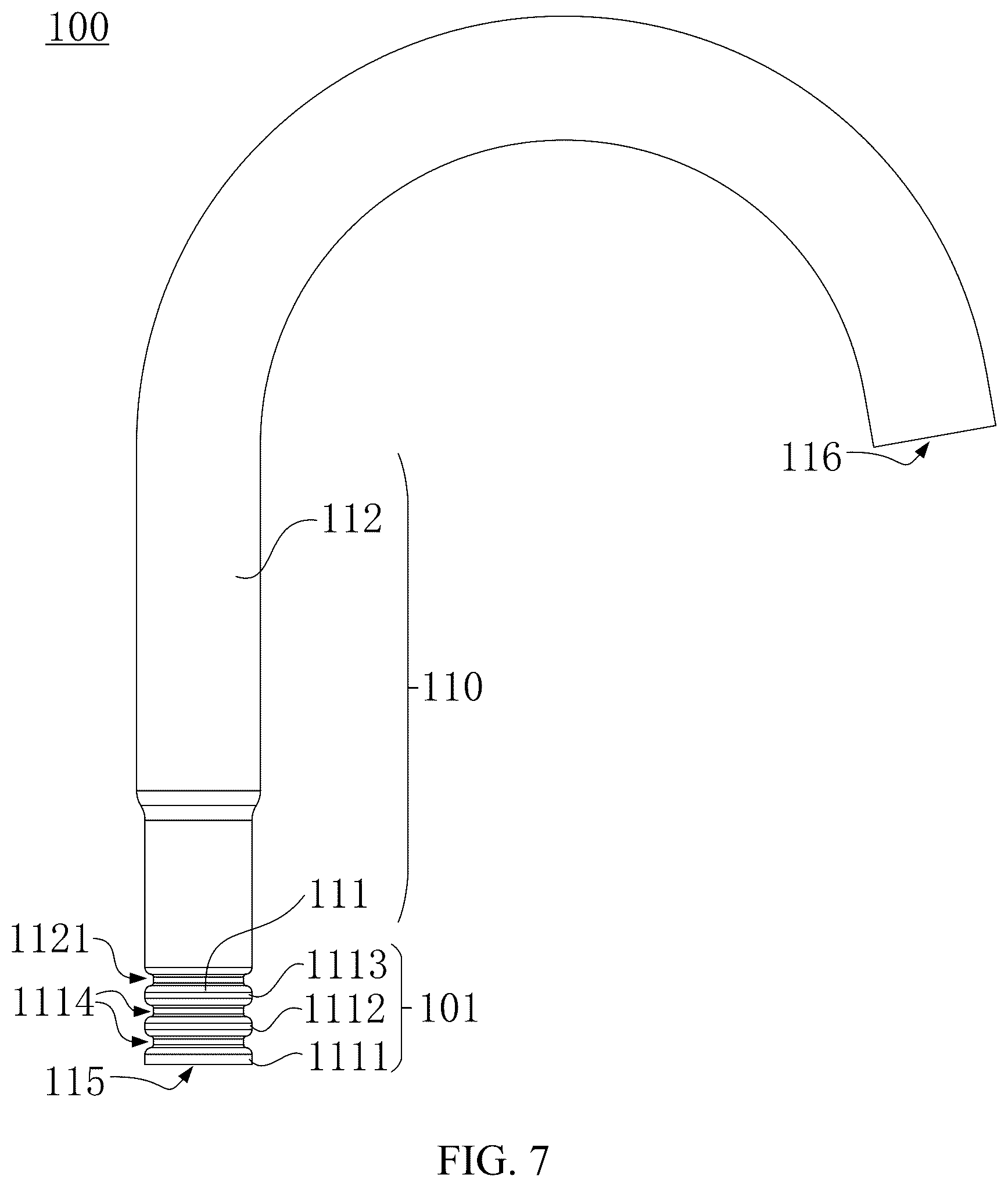 Patent US12305371 Figure 6 – Faucet