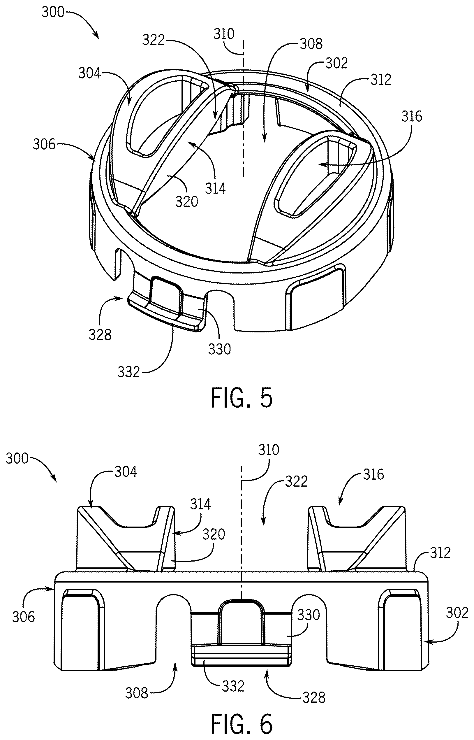 Patent US12305372 Figure 5 – Faucet assembly with friction ring