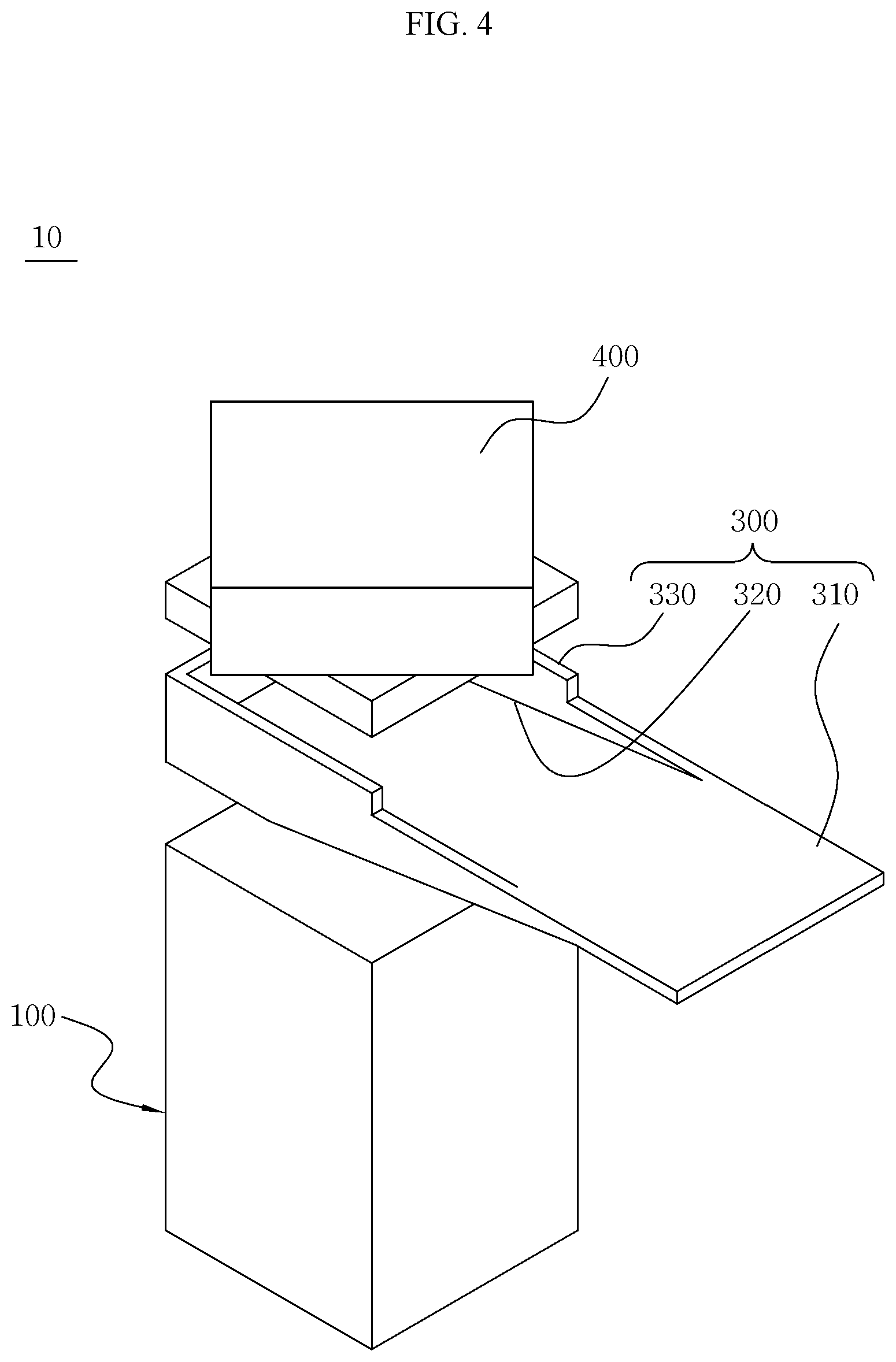 Patent US12305373 Figure 4 – Sanitary faucet