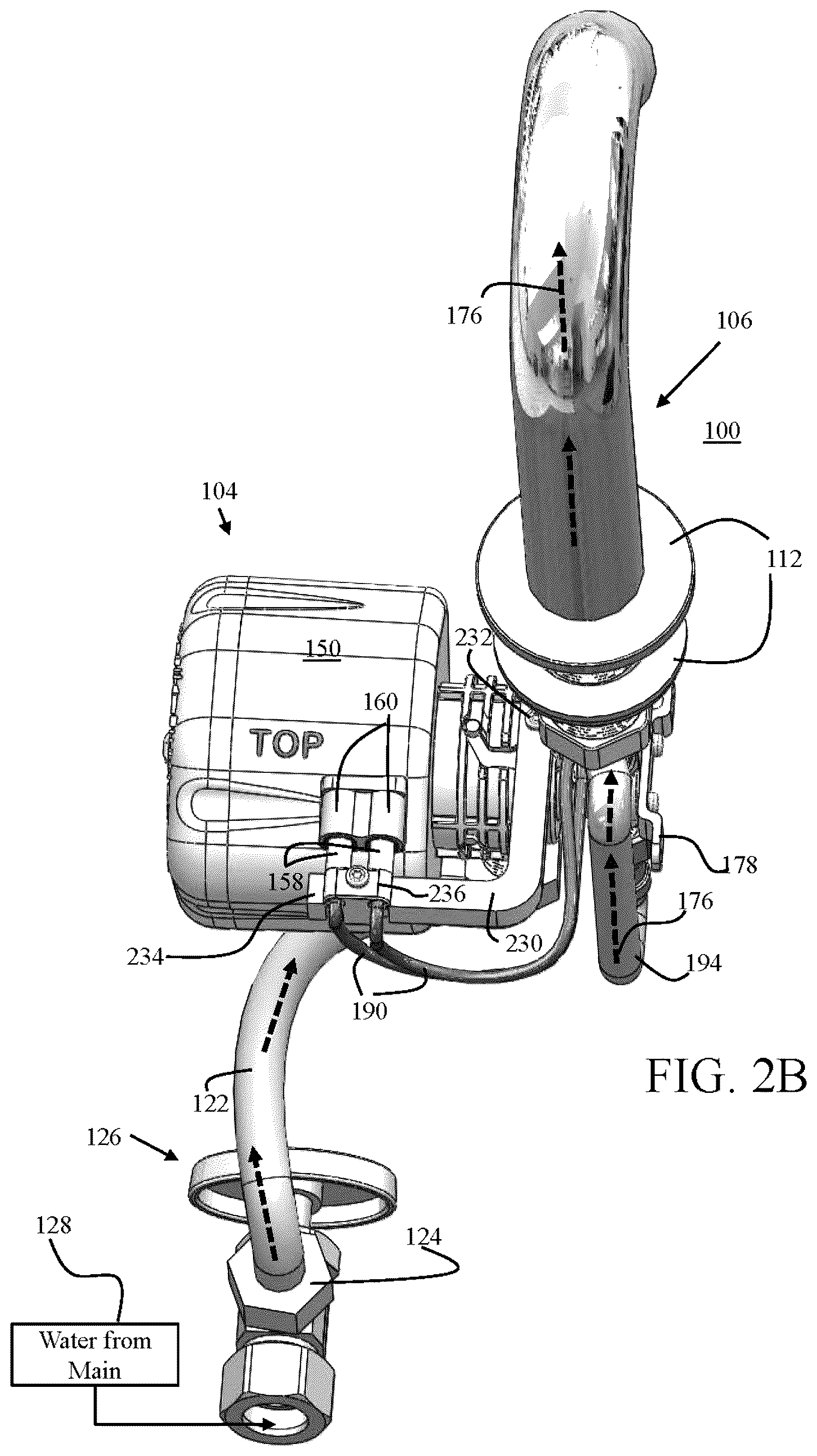 Patent US12305374 Figure 3 – Modularized electronic faucets