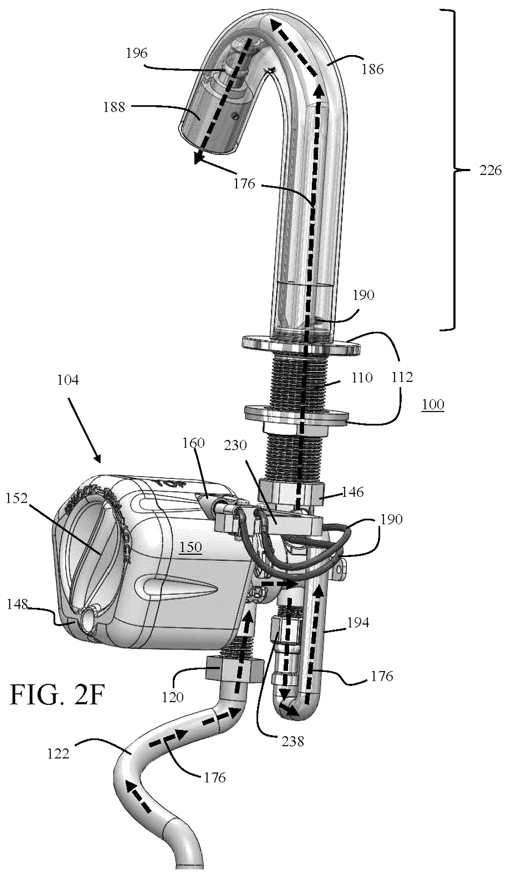 Patent US12305374 Figure 7 – Modularized electronic faucets
