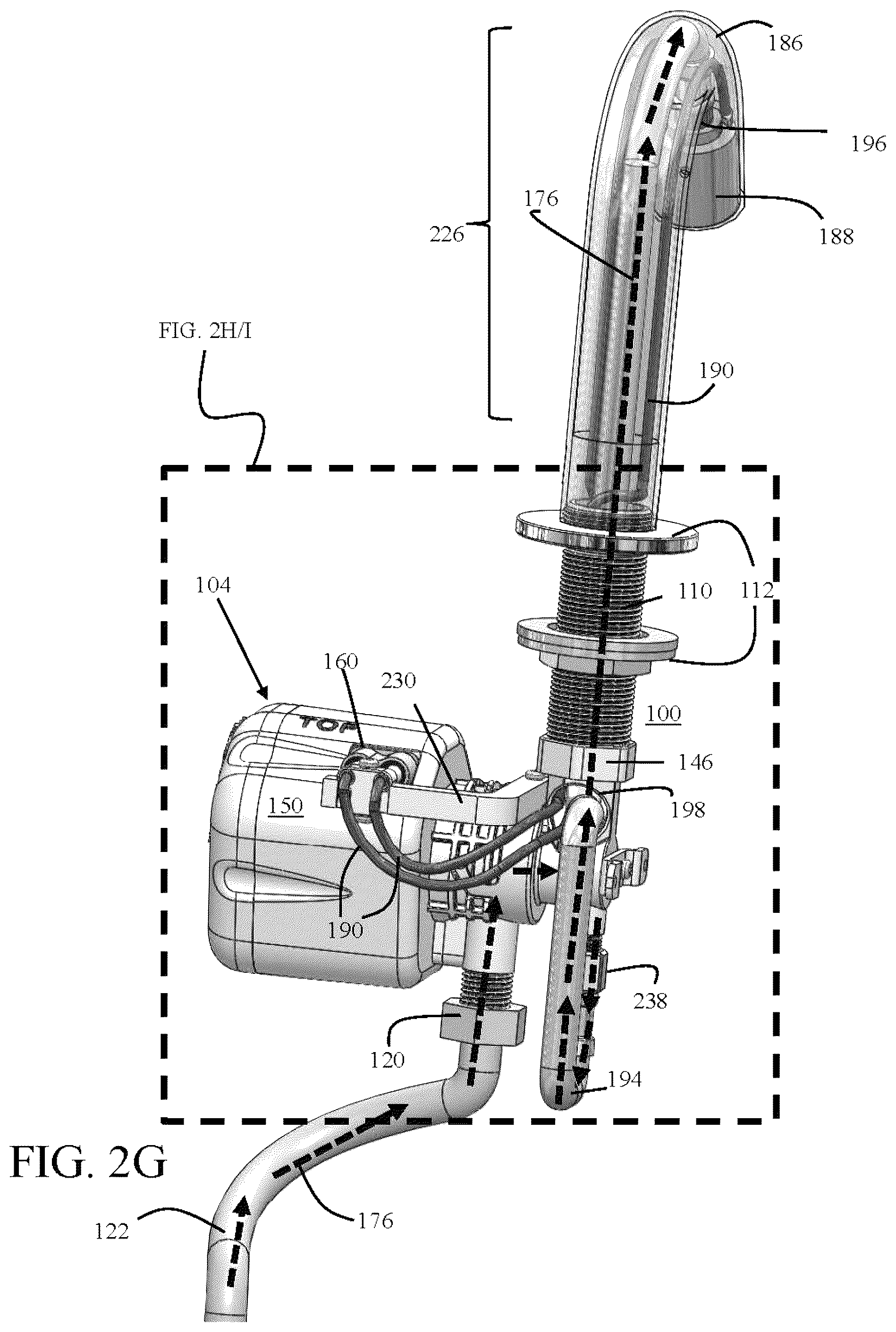 Patent US12305374 Figure 8 – Modularized electronic faucets