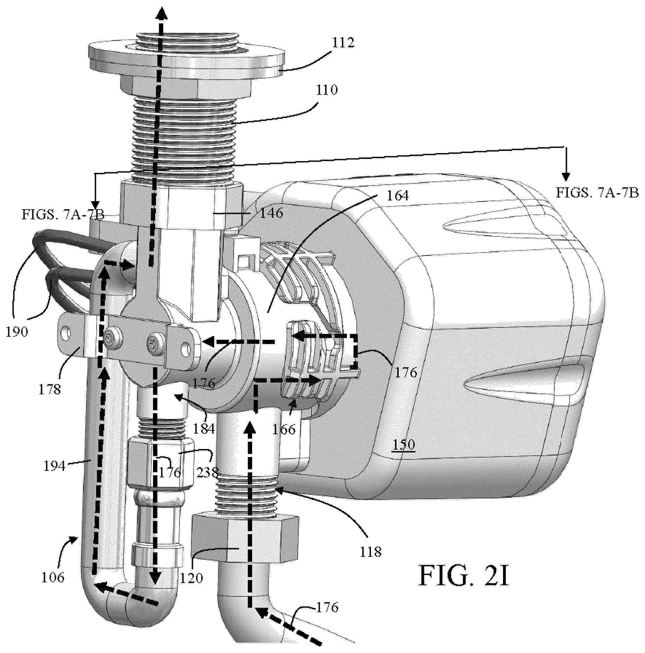 Patent US12305374 Figure 10 – Modularized electronic faucets