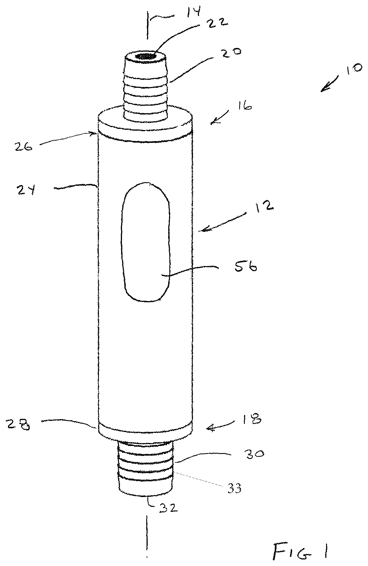 Patent US12305375 Figure 1 – Anti-backflow plumbing fitting