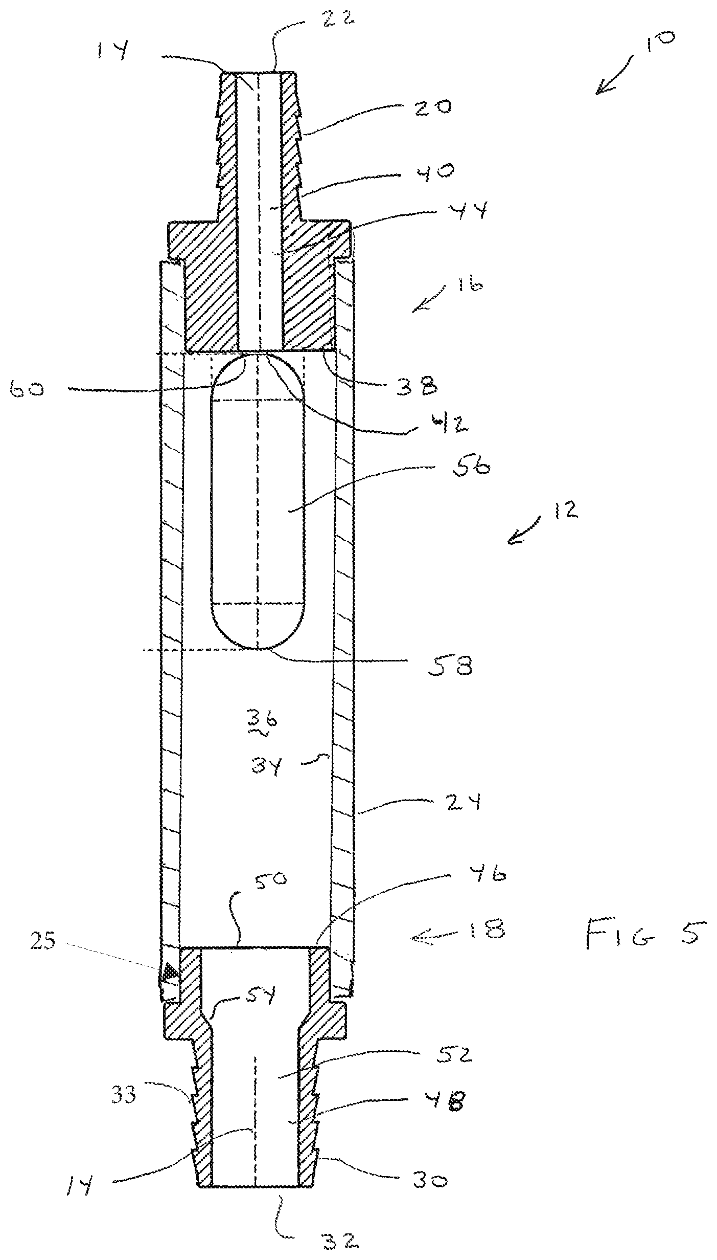 Patent US12305375 Figure 3 – Anti-backflow plumbing fitting