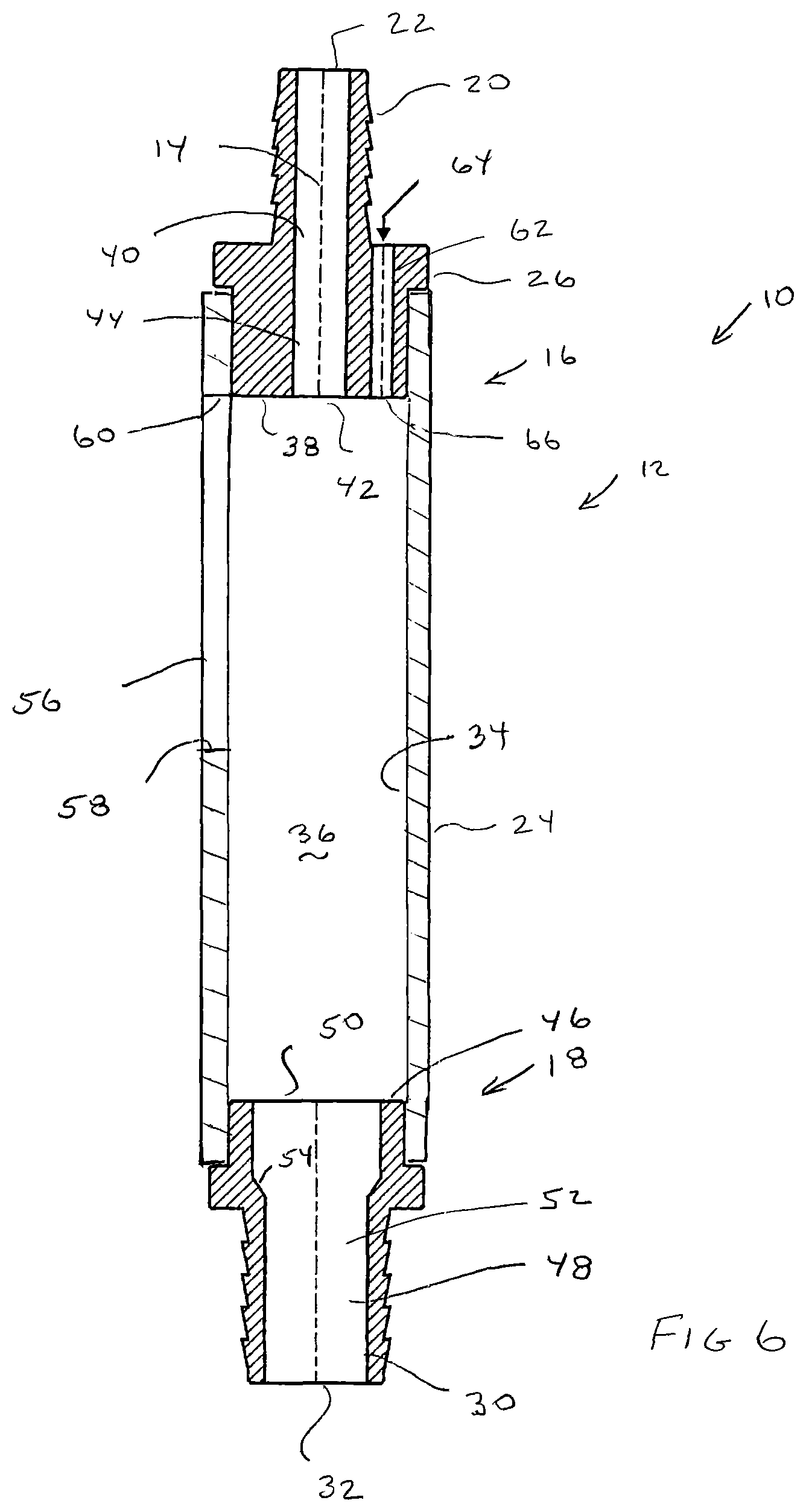 Patent US12305375 Figure 4 – Anti-backflow plumbing fitting