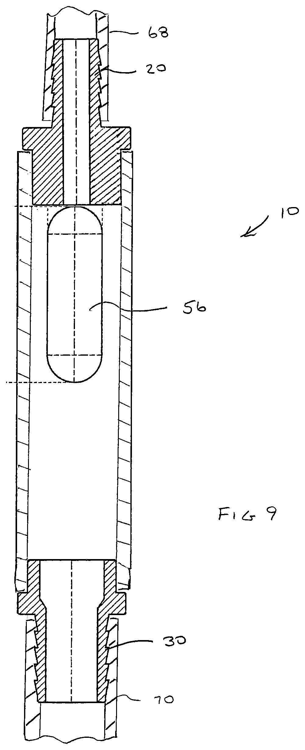 Patent US12305375 Figure 6 – Anti-backflow plumbing fitting