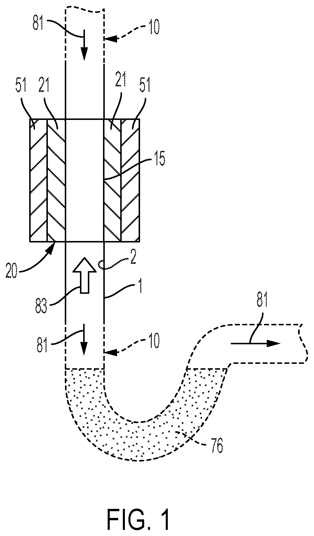 Patent US12305377 Figure 1 – System and method for disinfection of a plumbing system associated with liquid waste