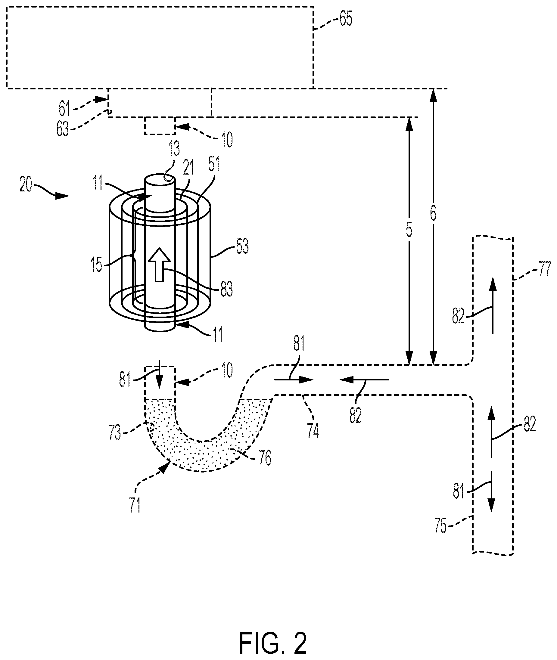 Patent US12305377 Figure 2 – System and method for disinfection of a plumbing system associated with liquid waste