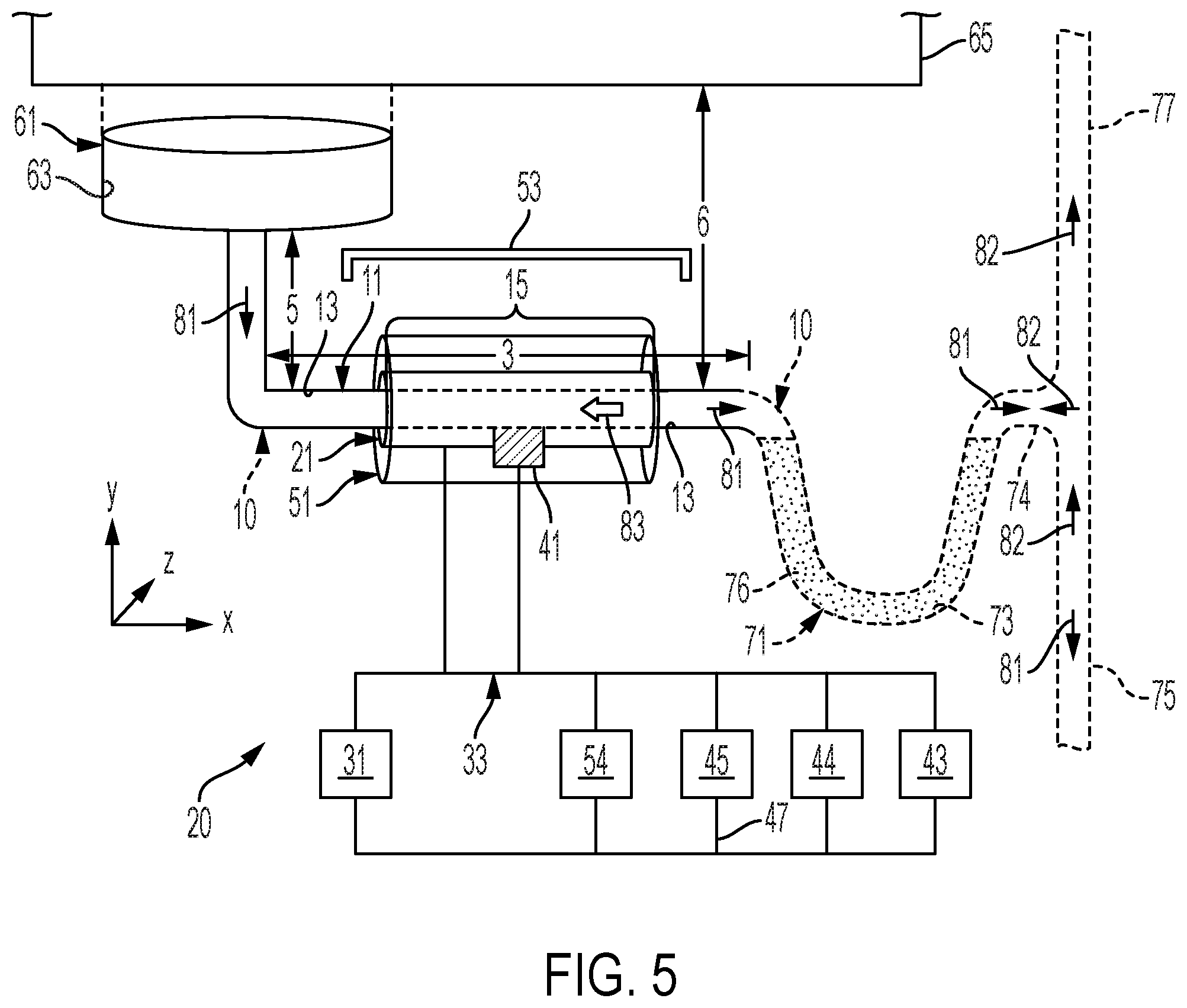 Patent US12305377 Figure 5 – System and method for disinfection of a plumbing system associated with liquid waste
