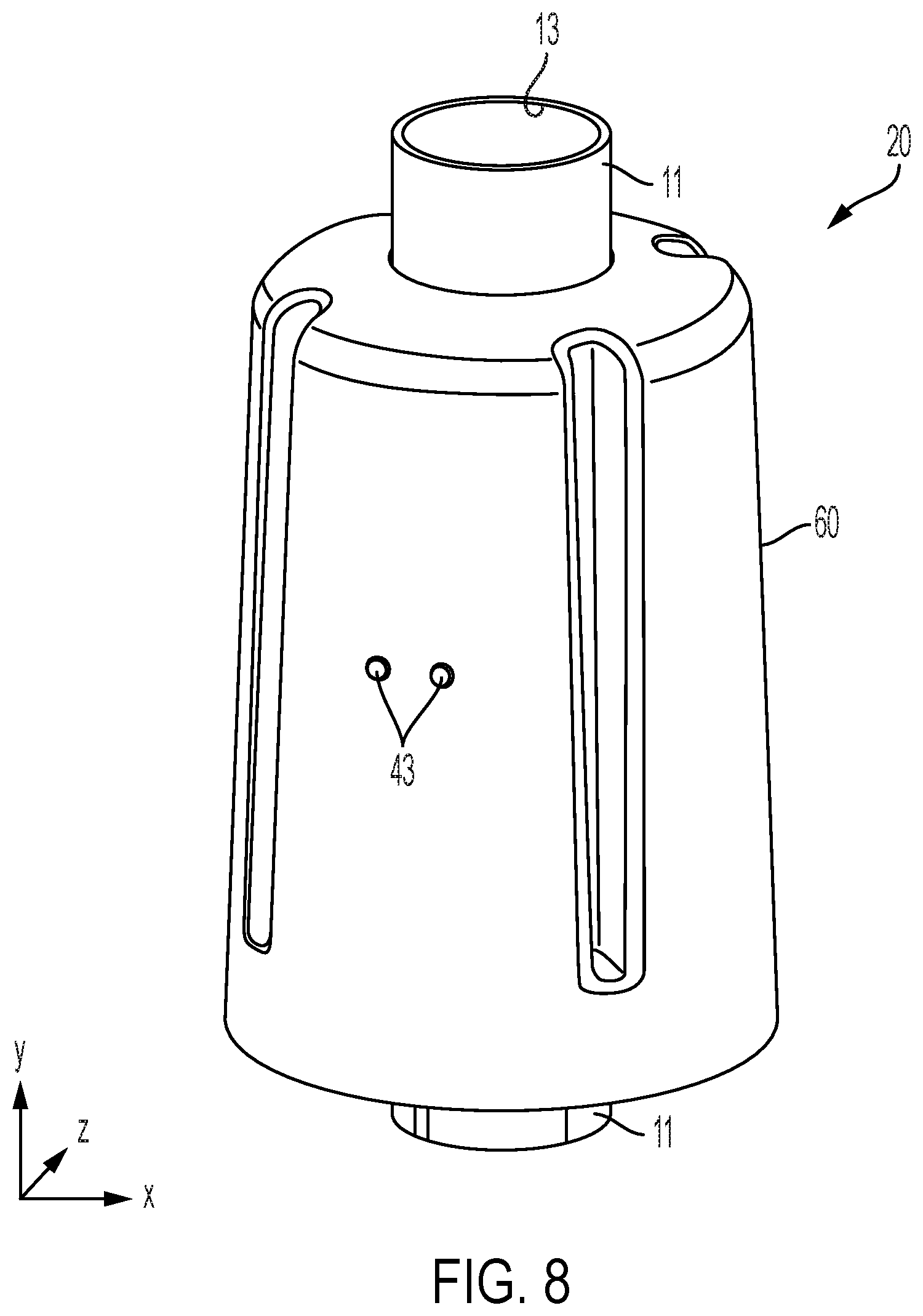 Patent US12305377 Figure 8 – System and method for disinfection of a plumbing system associated with liquid waste