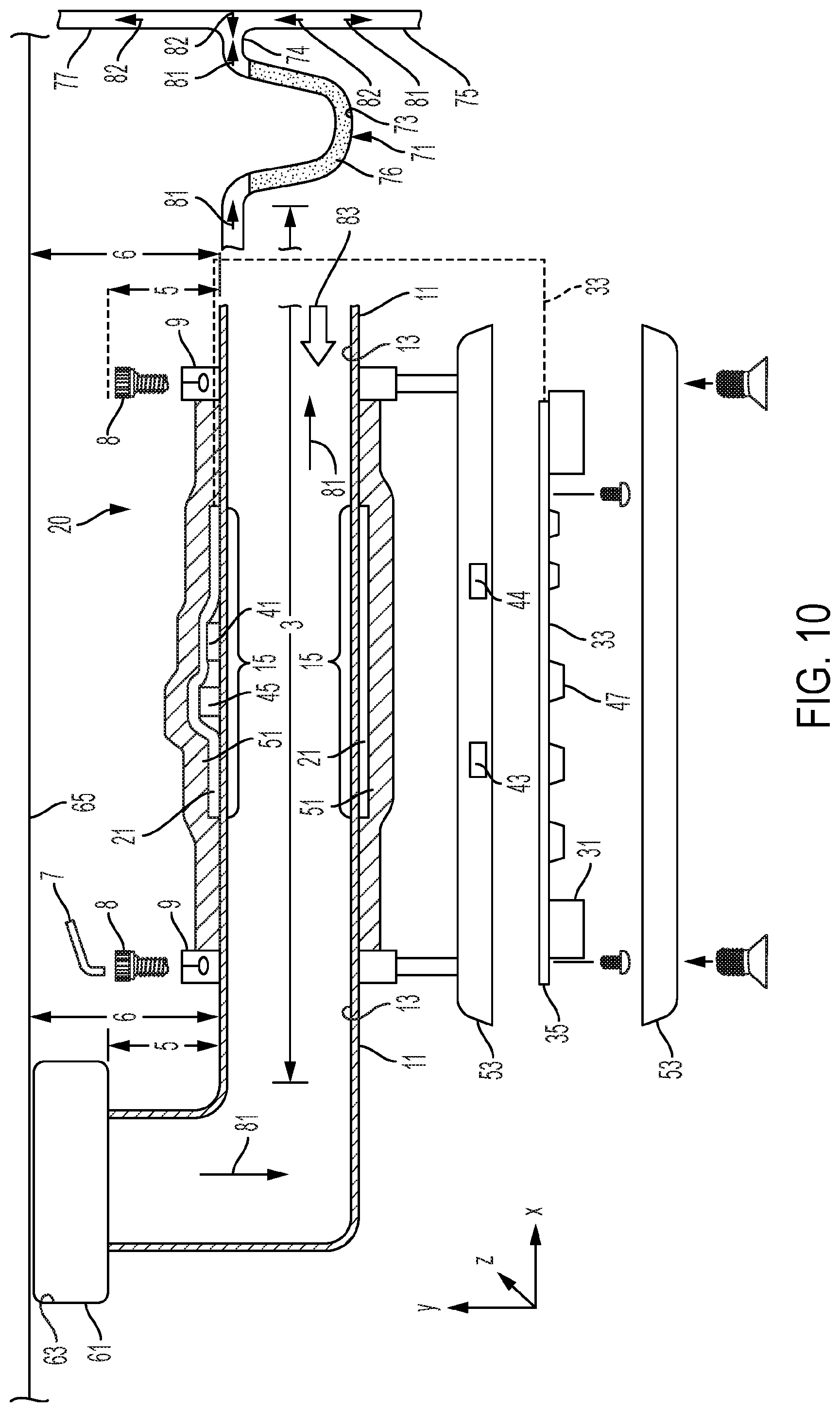 Patent US12305377 Figure 10 – System and method for disinfection of a plumbing system associated with liquid waste