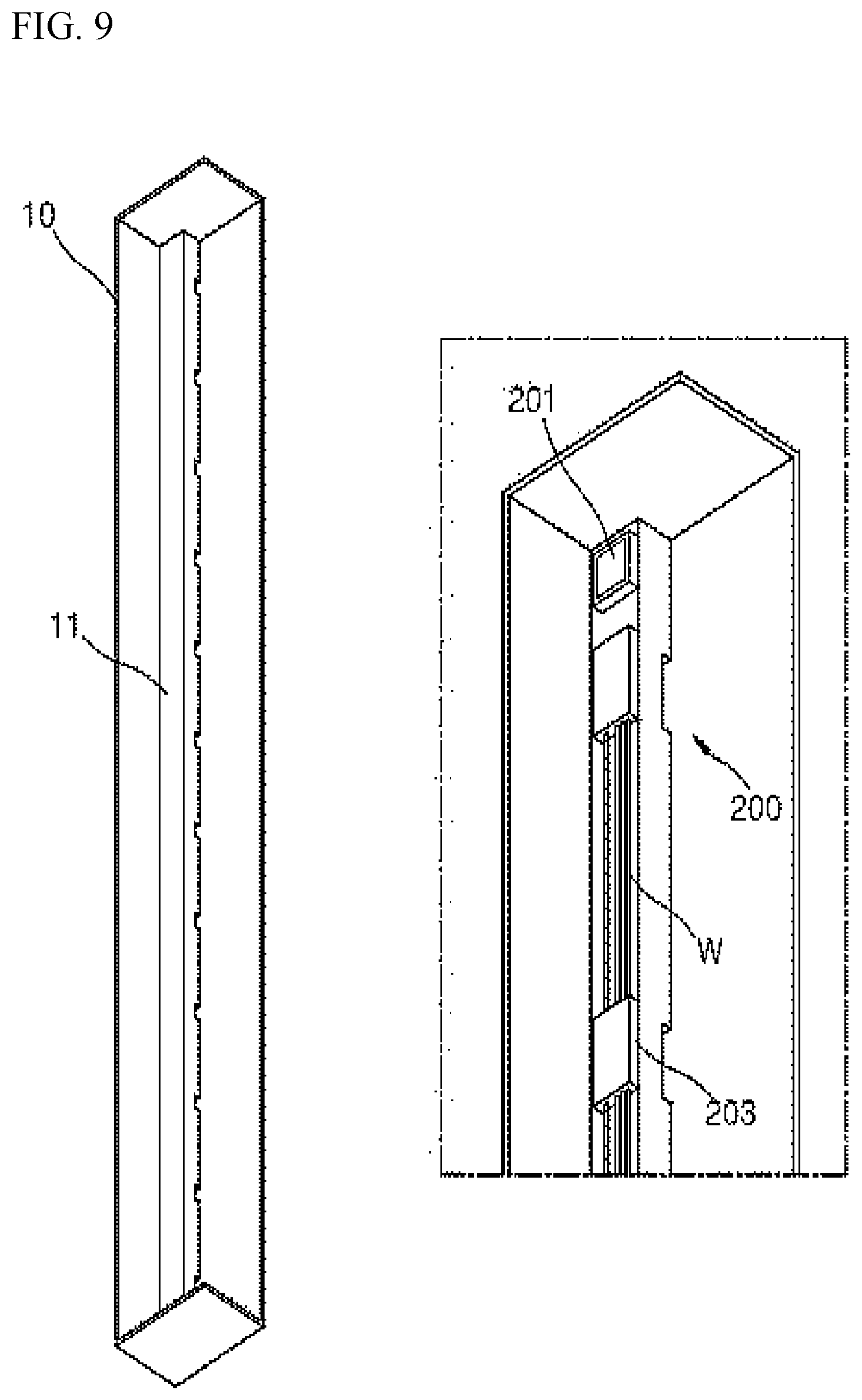 Patent US12305382 Figure 10 – Prefabricated modular unit assembly