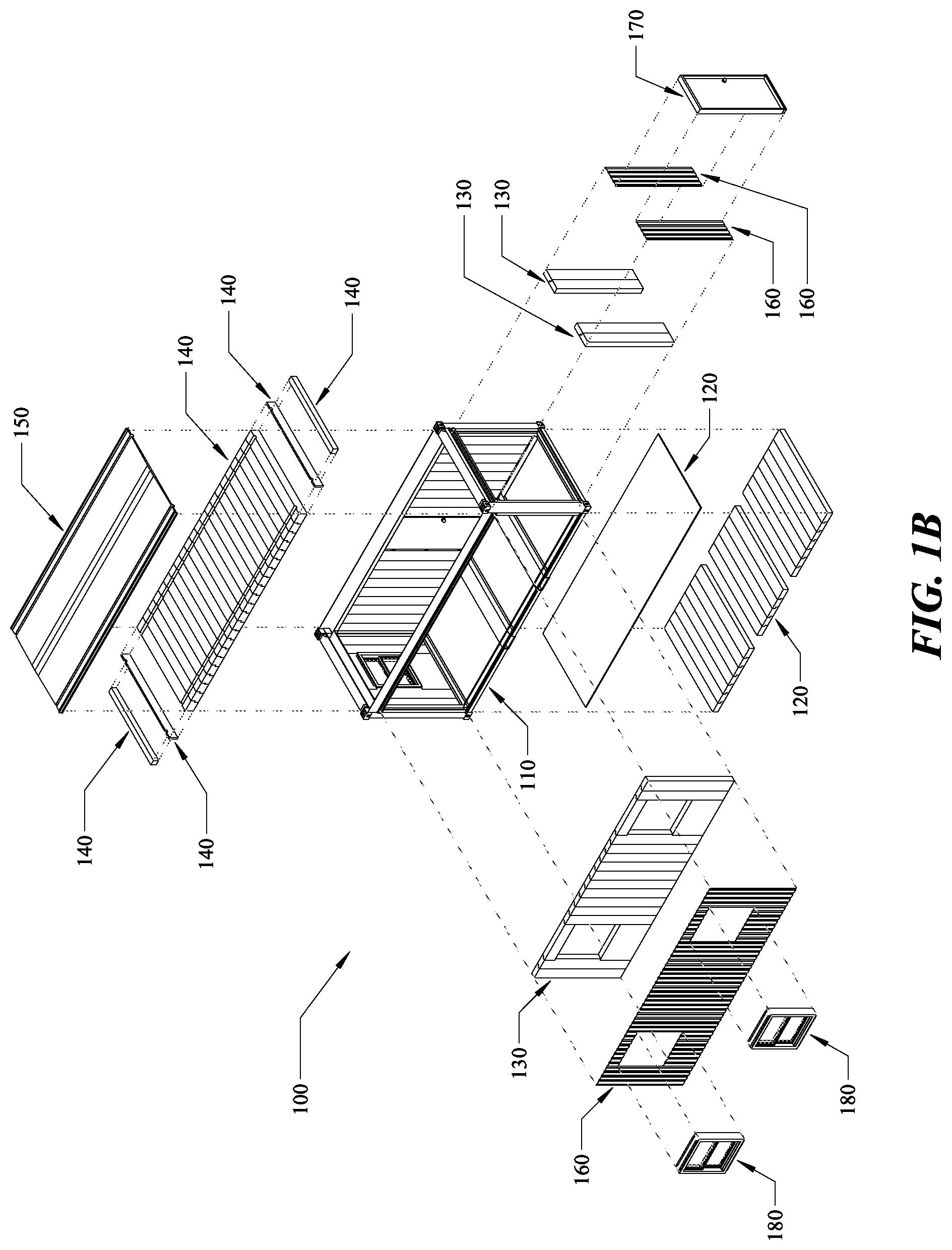 Patent US12305383 Figure 2 – Modular building system