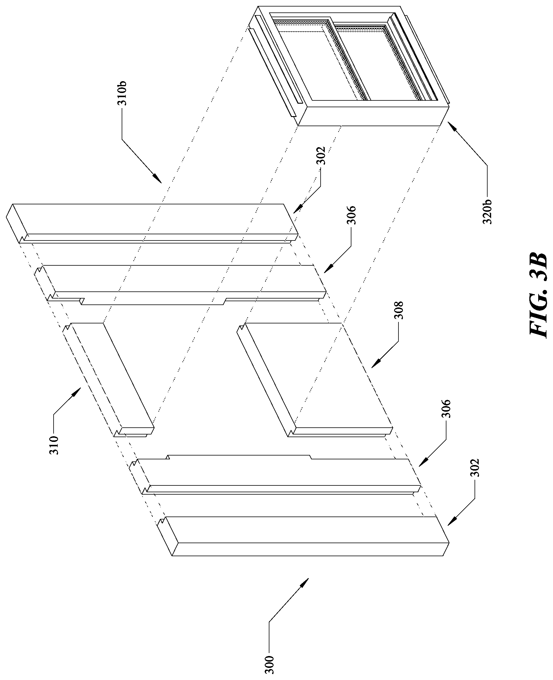 Patent US12305383 Figure 7 – Modular building system