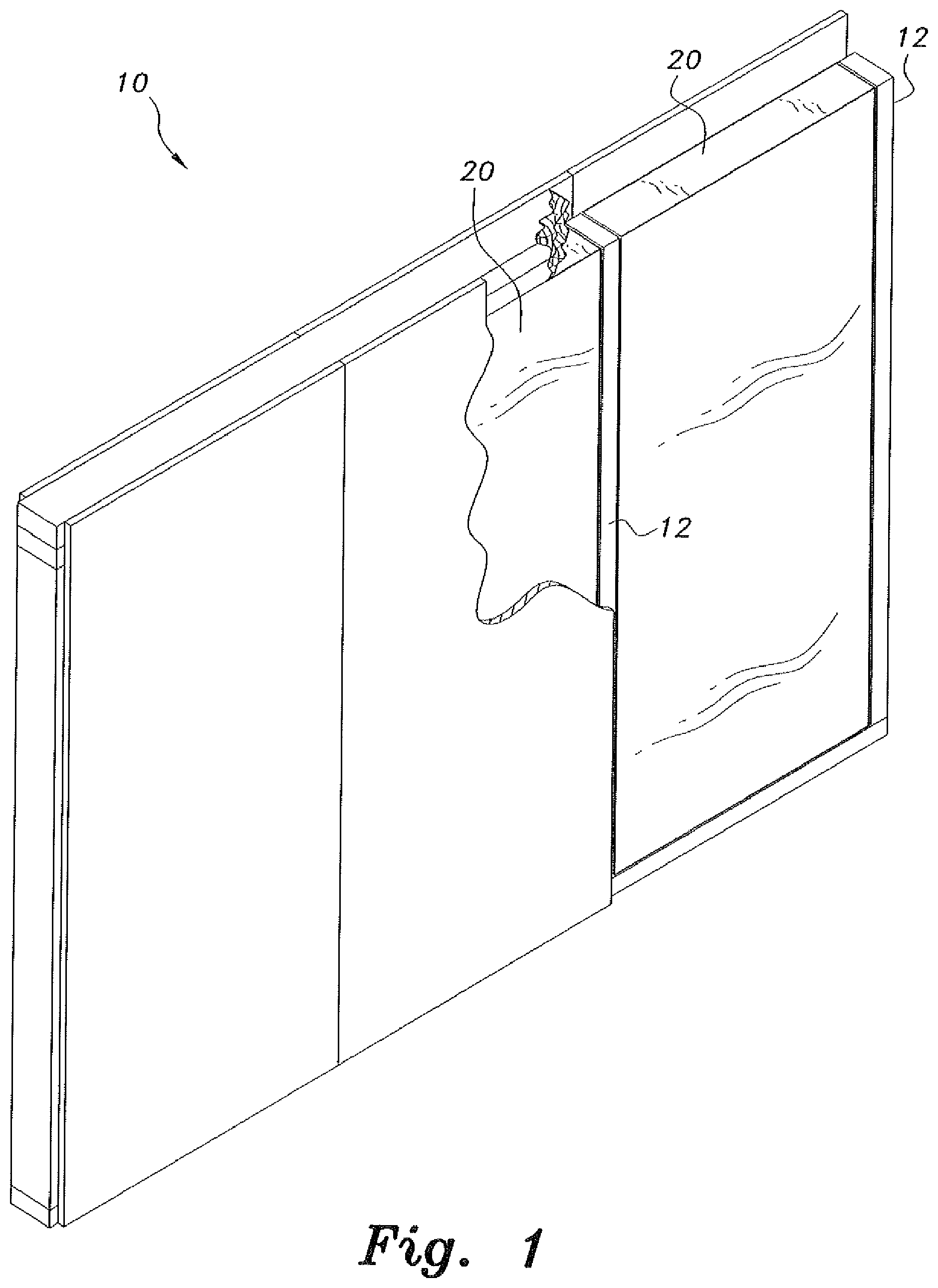 Patent US12305384 — Building insulation system — Figure 1