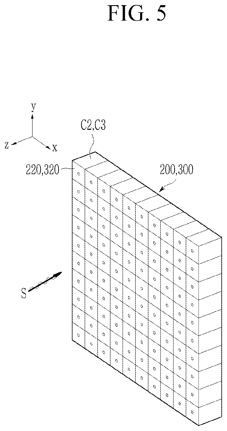 Patent US12305387 Figure 5 – Sound absorbing device