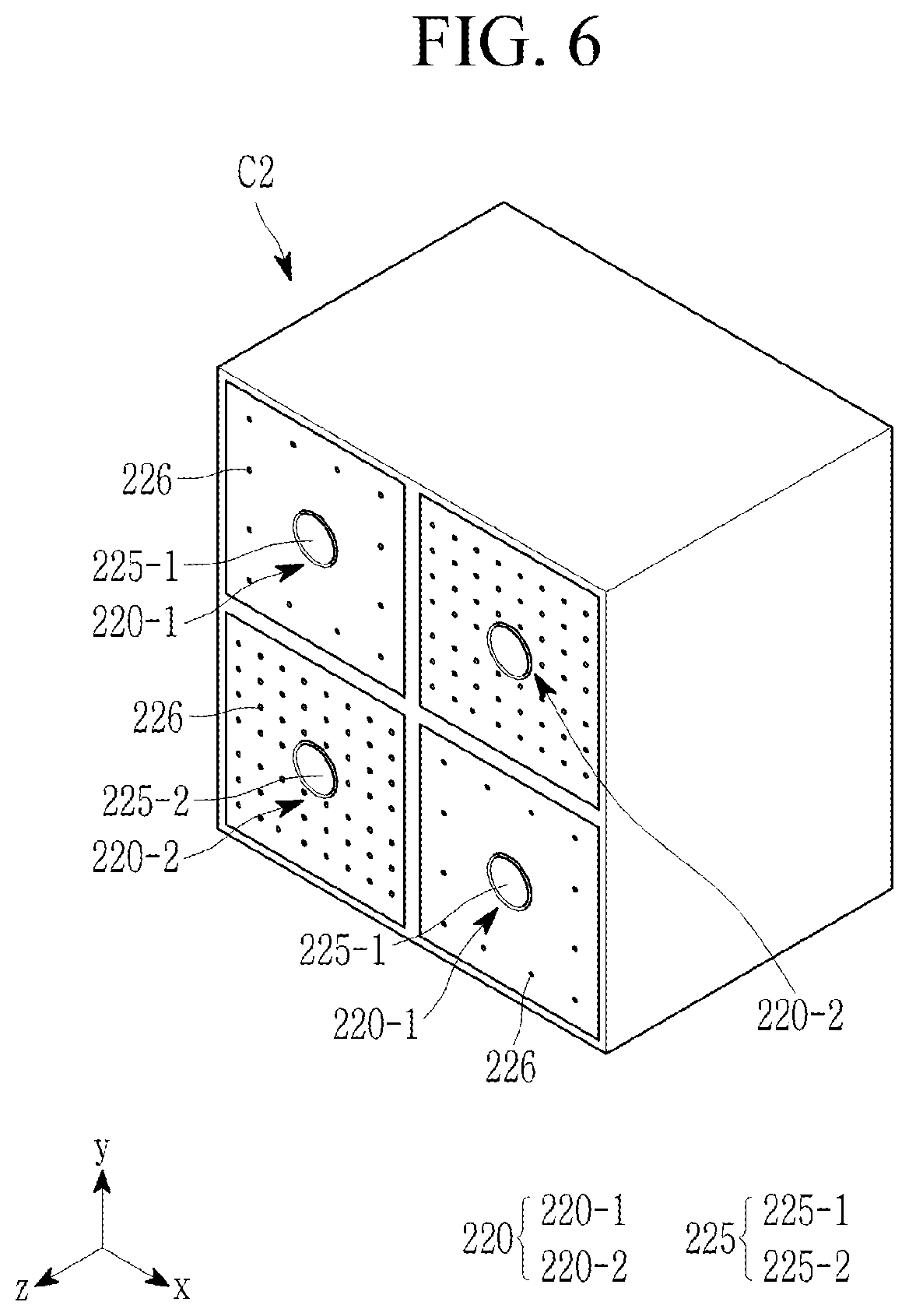 Patent US12305387 Figure 6 – Sound absorbing device