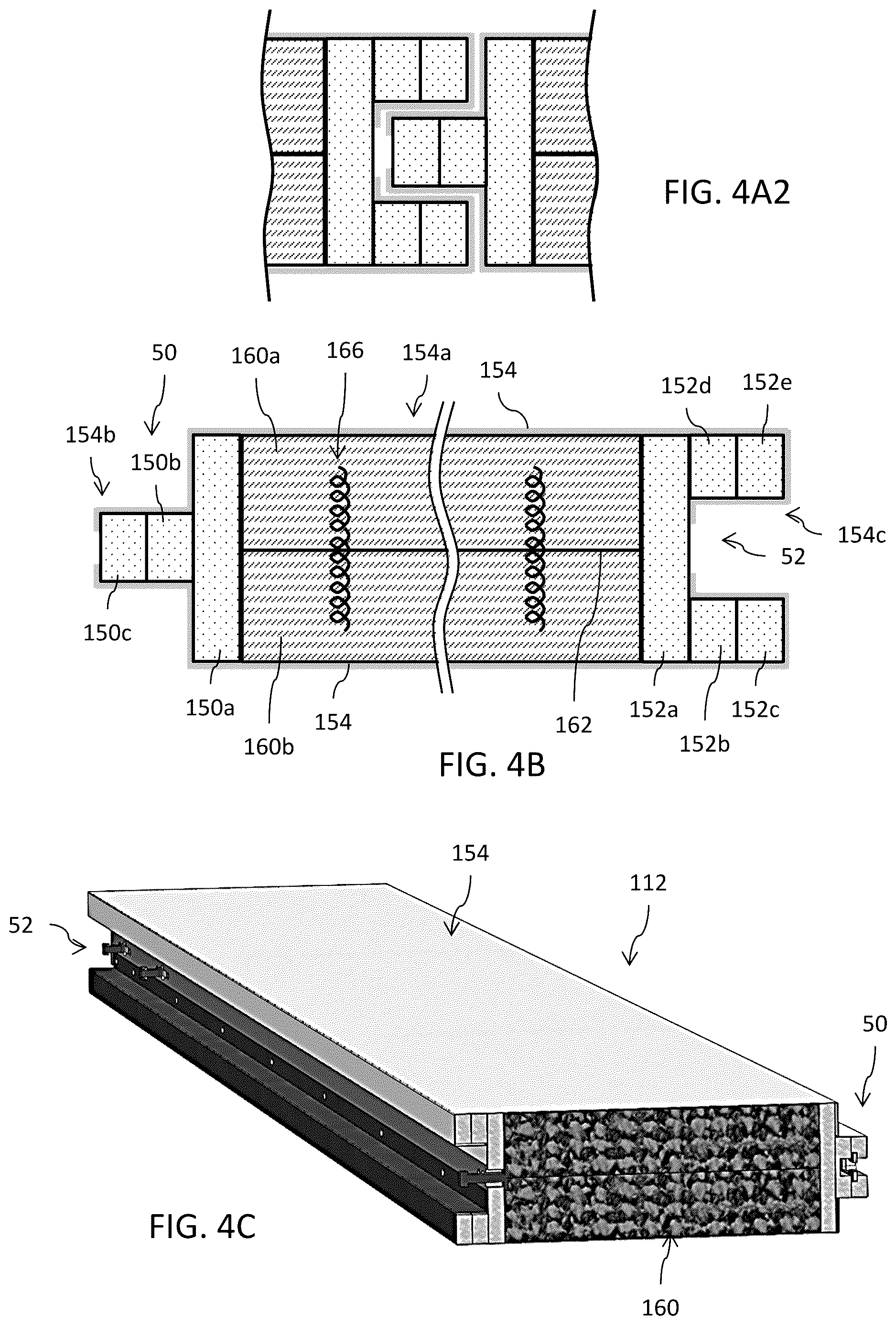 Patent US12305388 Figure 6 – Cap for a temporary wall system providing fire barrier protection