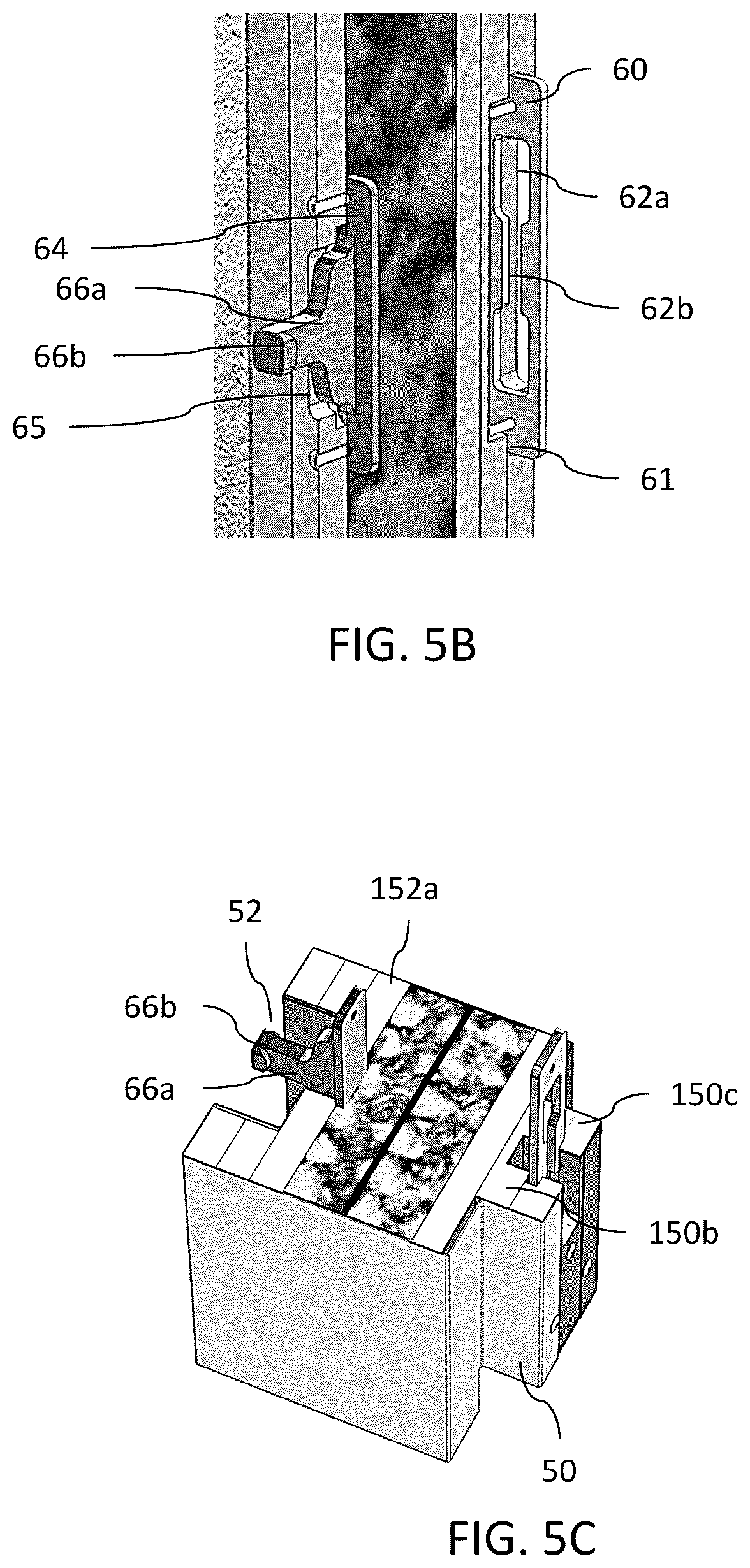 Patent US12305388 Figure 8 – Cap for a temporary wall system providing fire barrier protection