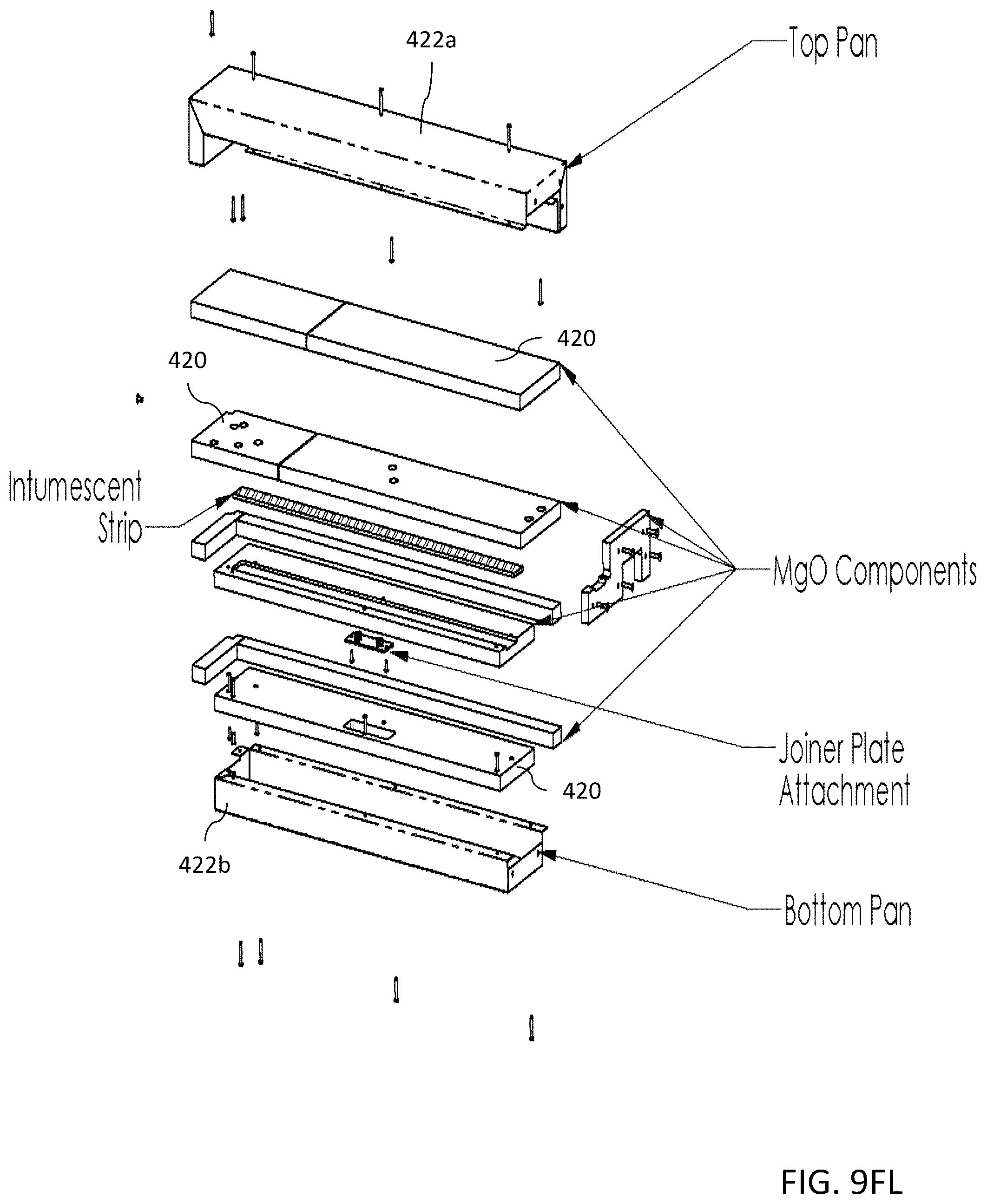 Patent US12305388 Figure 17 – Cap for a temporary wall system providing fire barrier protection