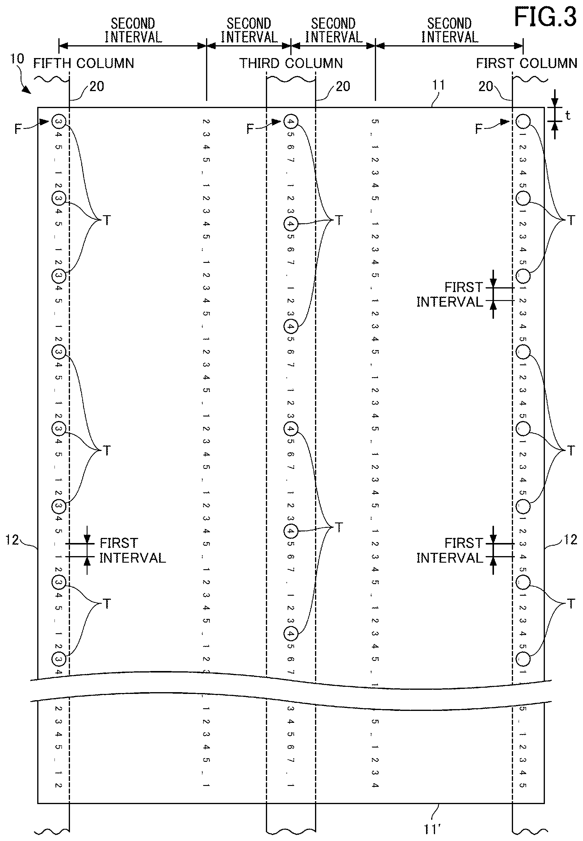 Patent US12305391 Figure 3 – Building face material with printed indications and method for manufacturing the same