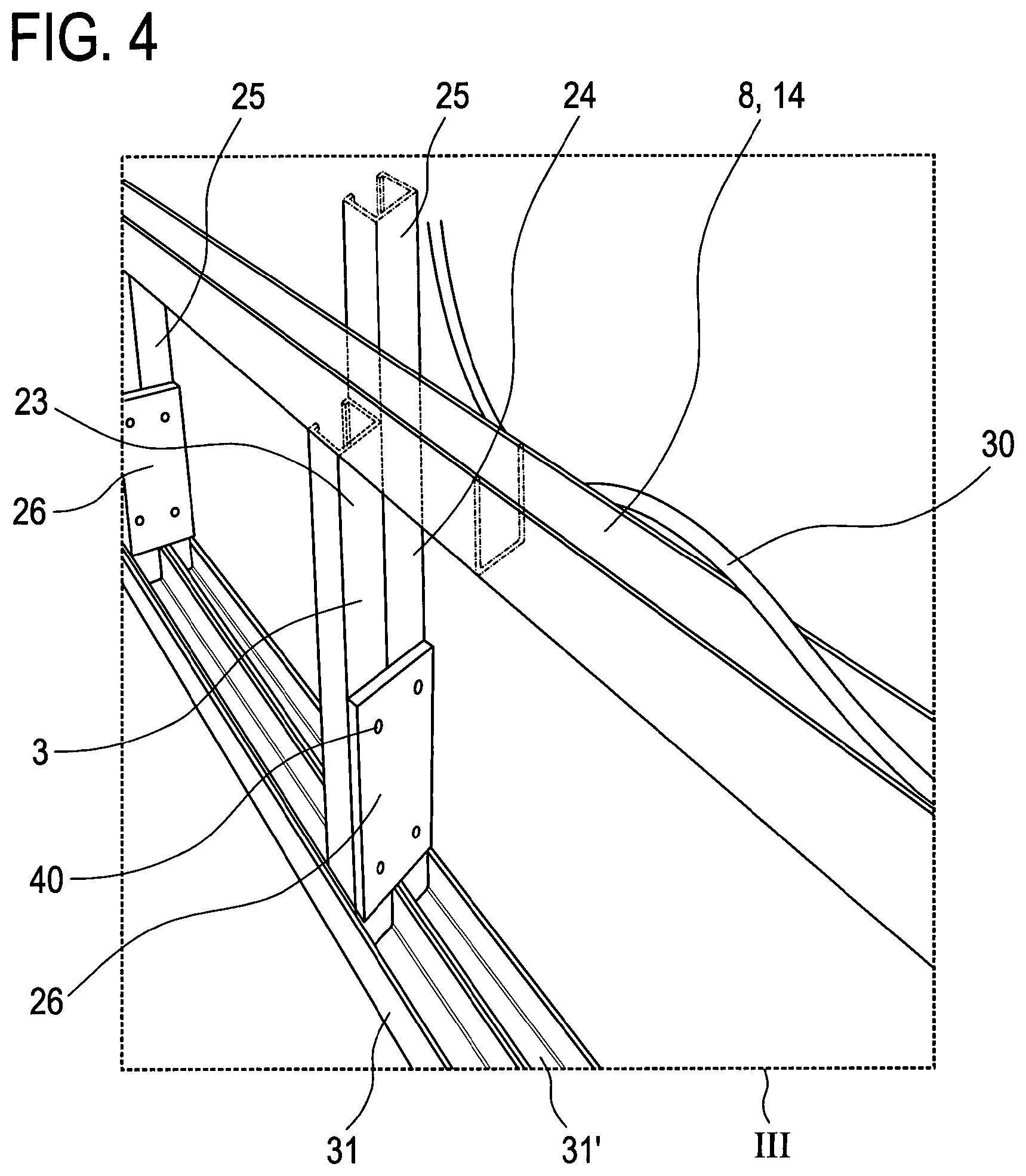 Patent US12305392 Figure 4 – Drywall and method for constructing a drywall