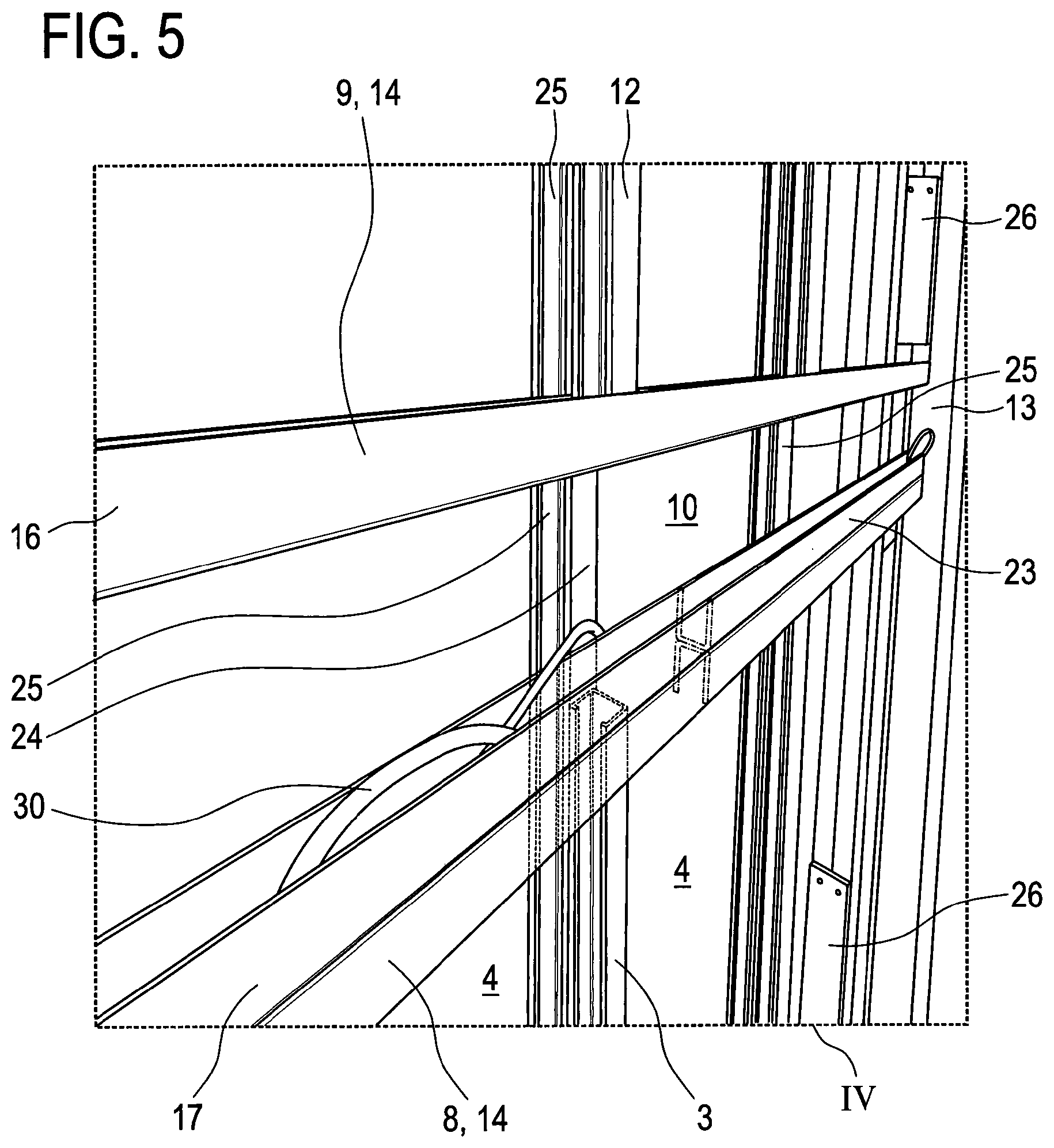 Patent US12305392 Figure 5 – Drywall and method for constructing a drywall