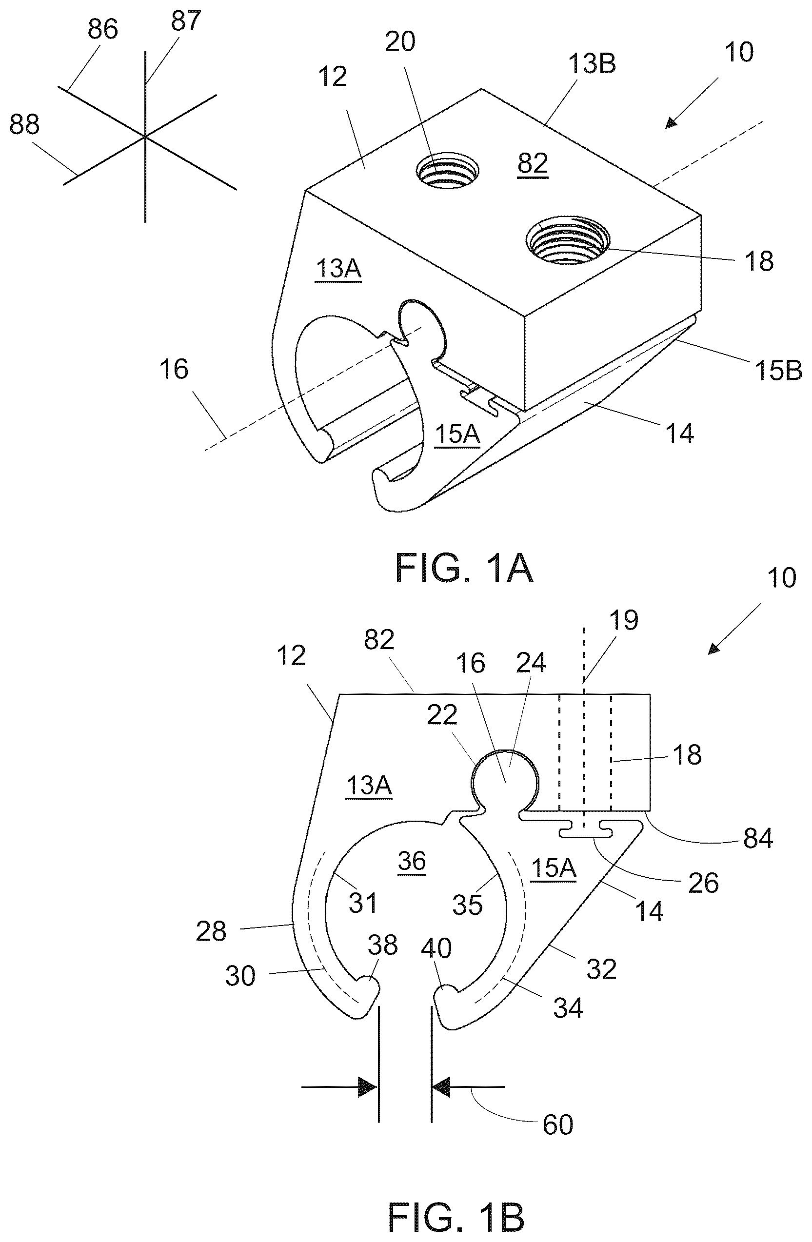 Patent US12305397 Figure 1 – Mounting device for a metal roof