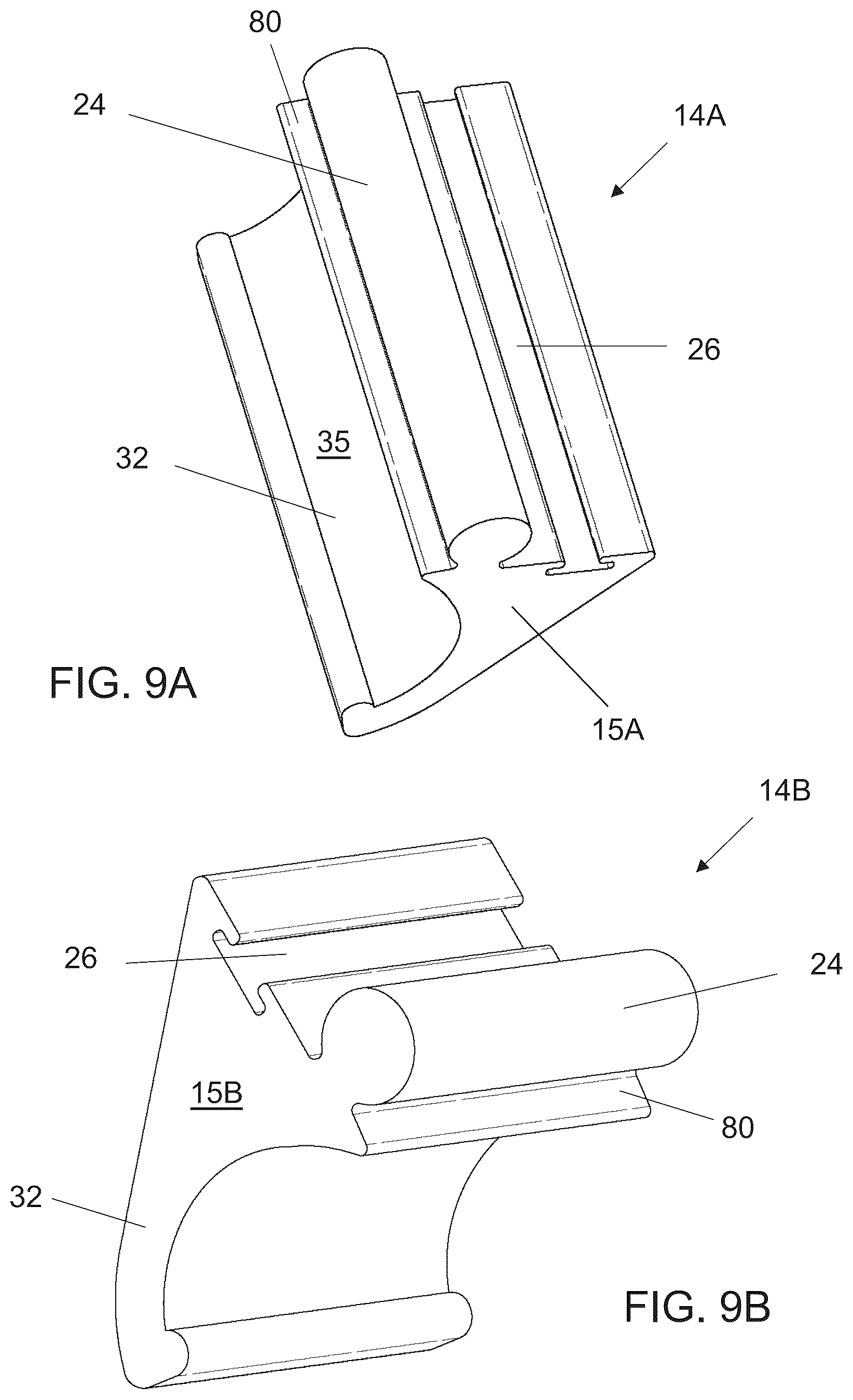 Patent US12305397 Figure 8 – Mounting device for a metal roof