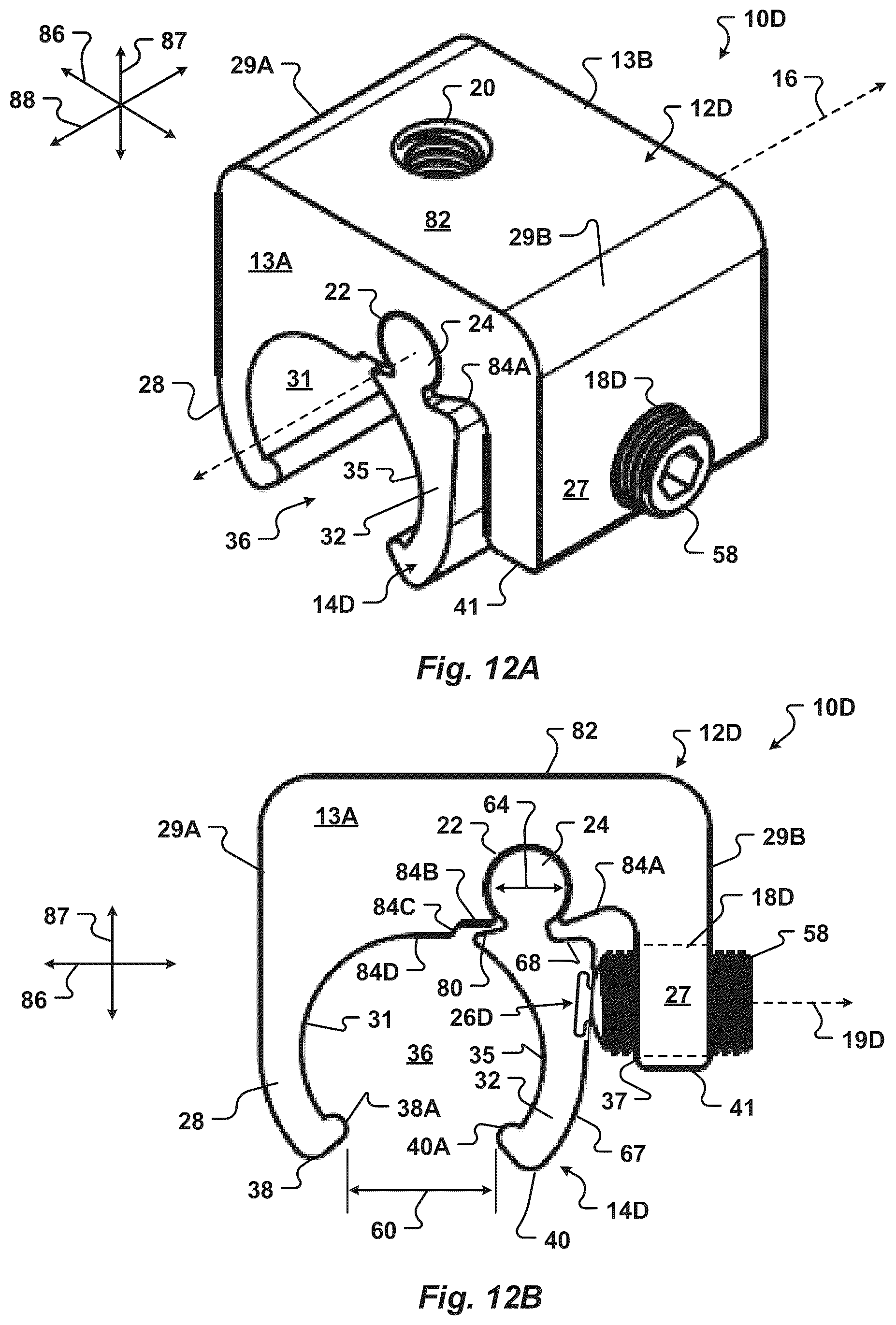 Patent US12305397 Figure 12 – Mounting device for a metal roof