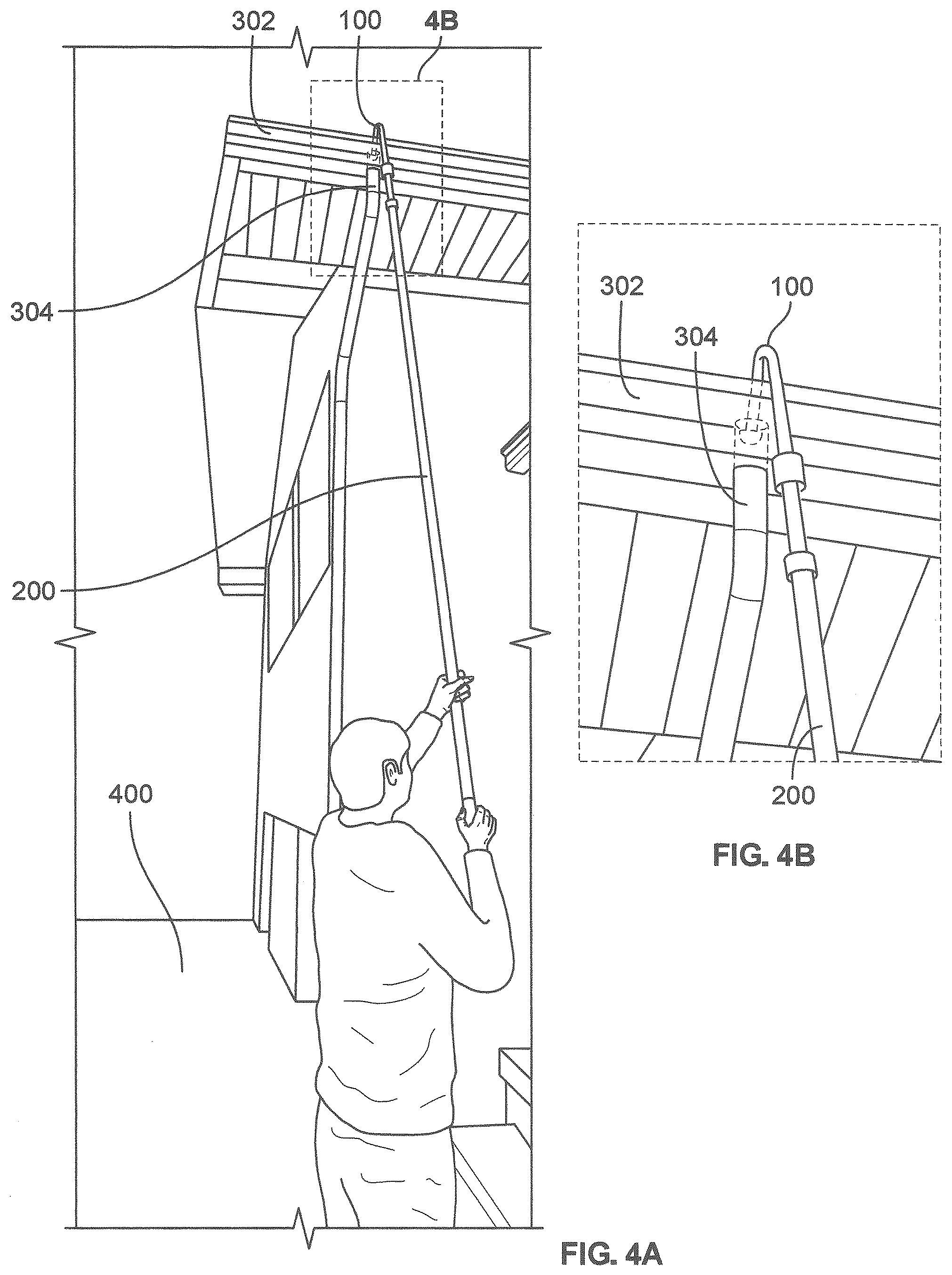 Patent US12305398 Figure 3 – Gutter and downspout cleaning device and method
