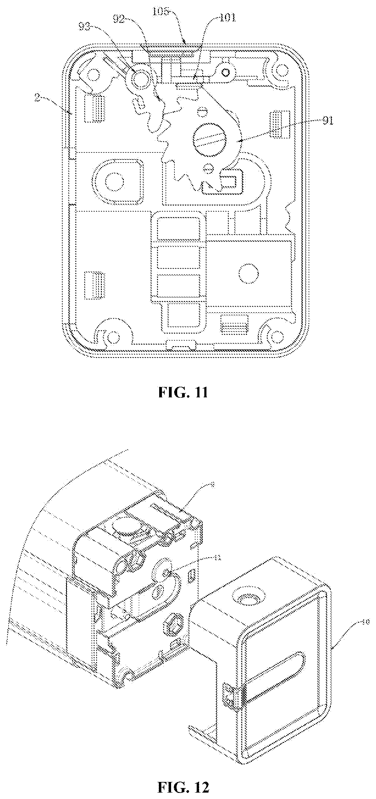 Patent US12305402 Figure 6 – Wind in and wind out structure of awning and application thereof