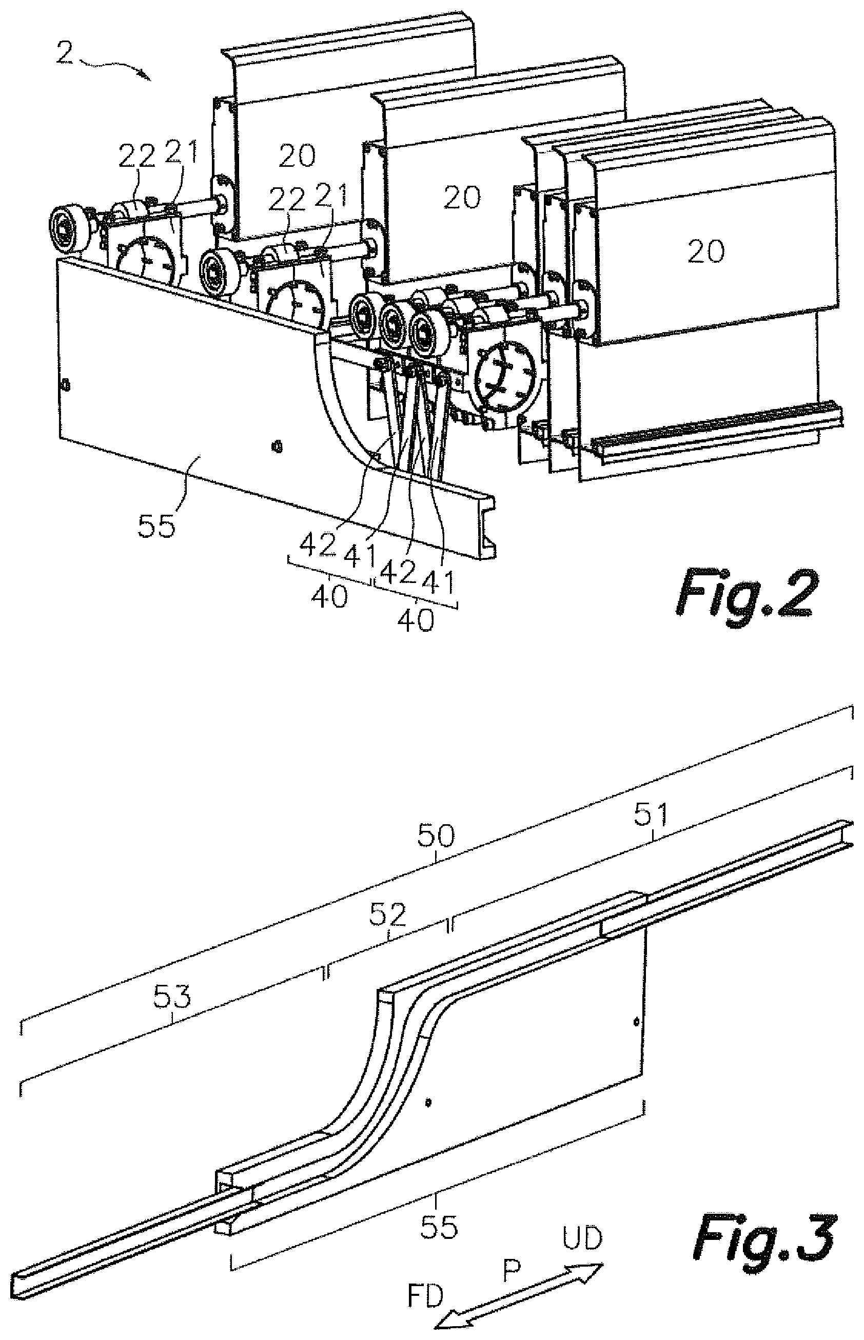 Patent US12305403 Figure 2 – Foldable structure for a sunshade, a shutter or a fence