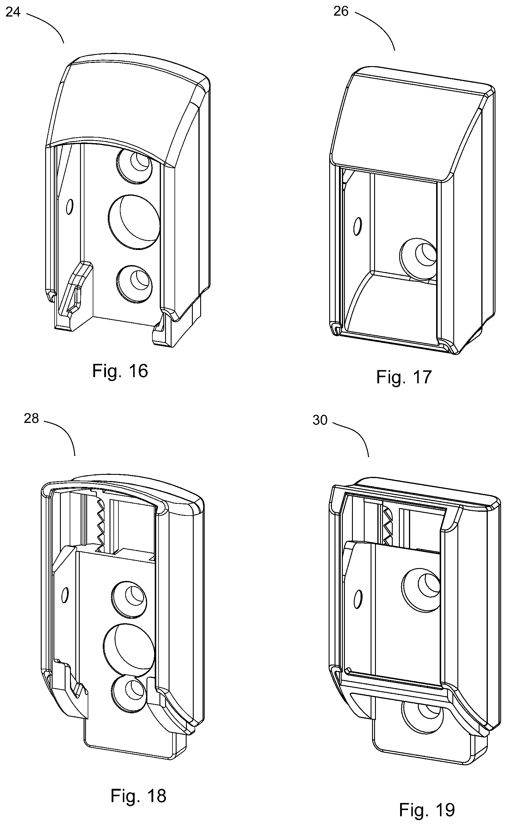 Patent US12305404 Figure 11 – Bracket for stair railings