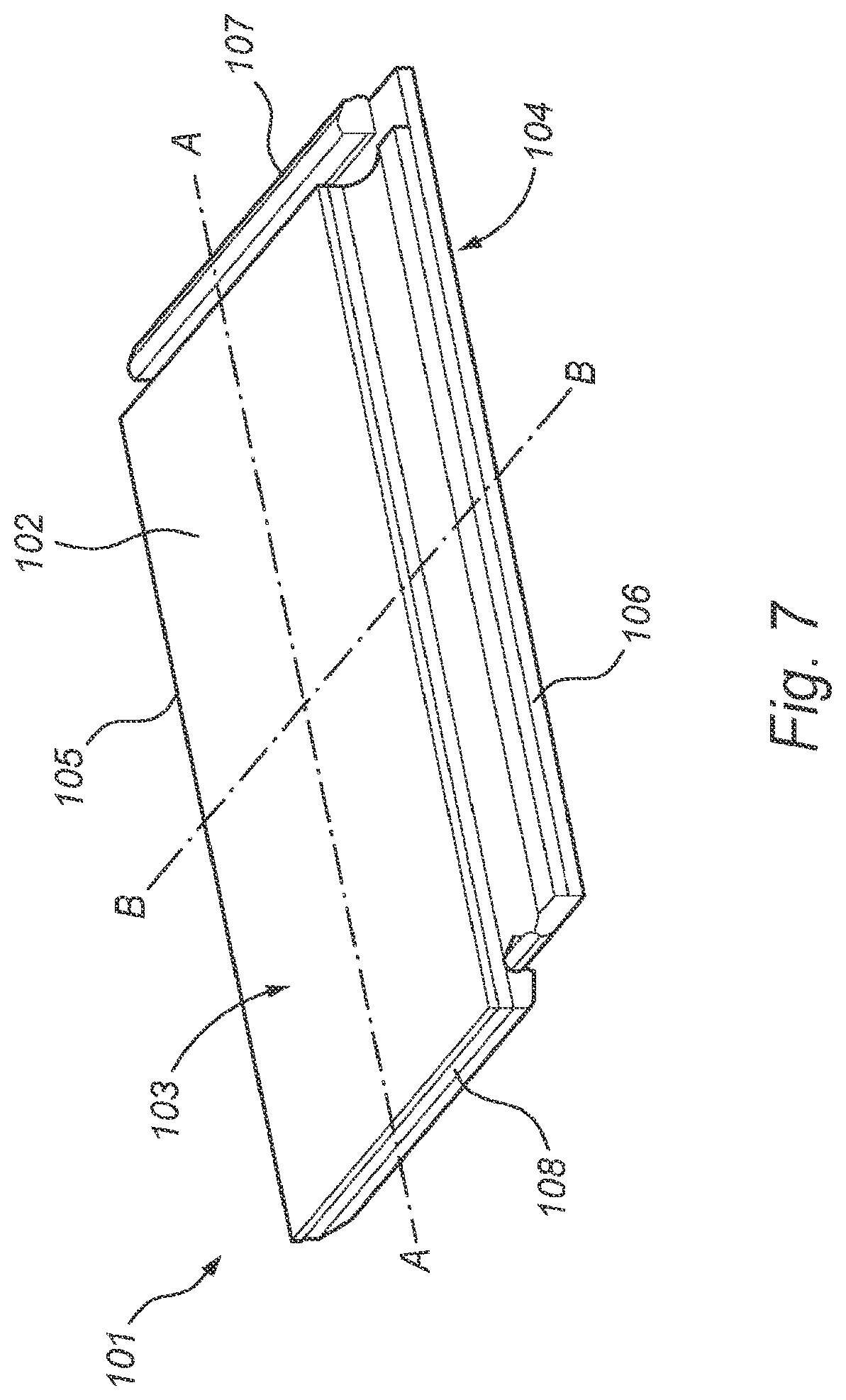 Patent US12305406 Figure 5 – Area covering element
