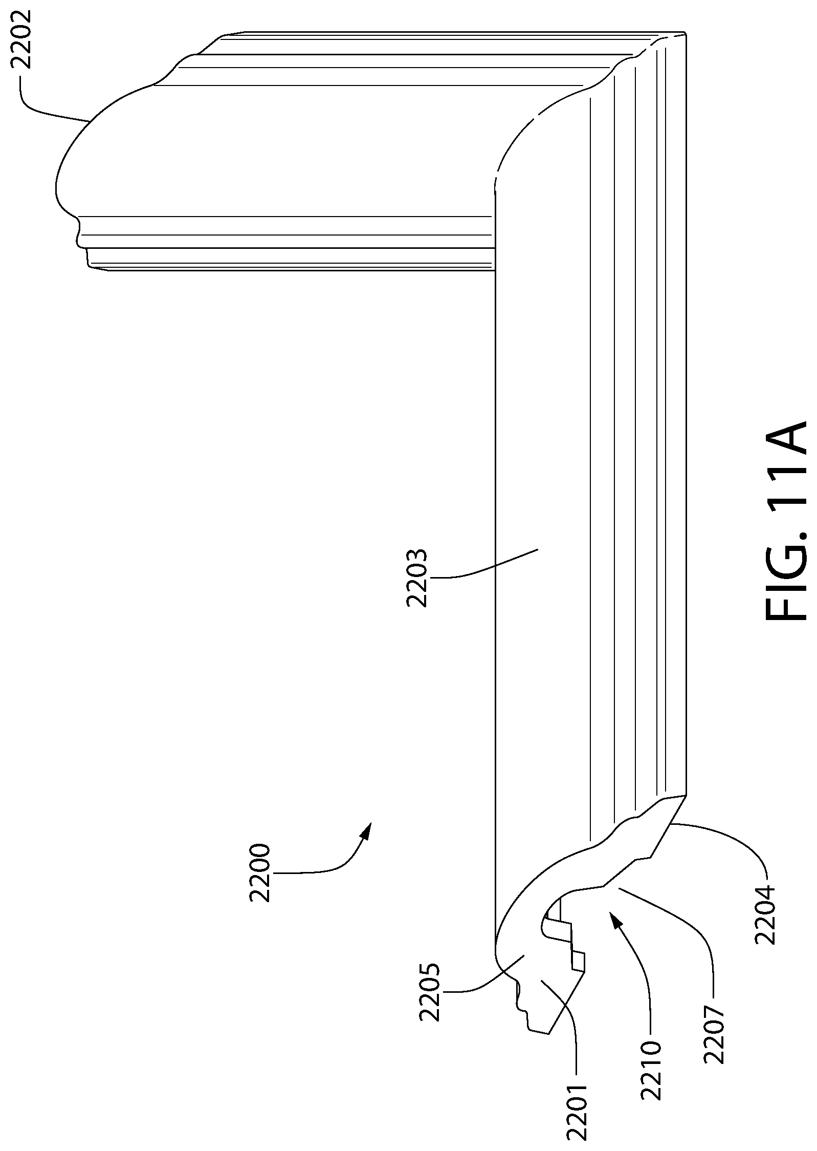 Patent US12305407 Figure 18 – Decorative moulding assembly and method of manufacturing and assembling the same
