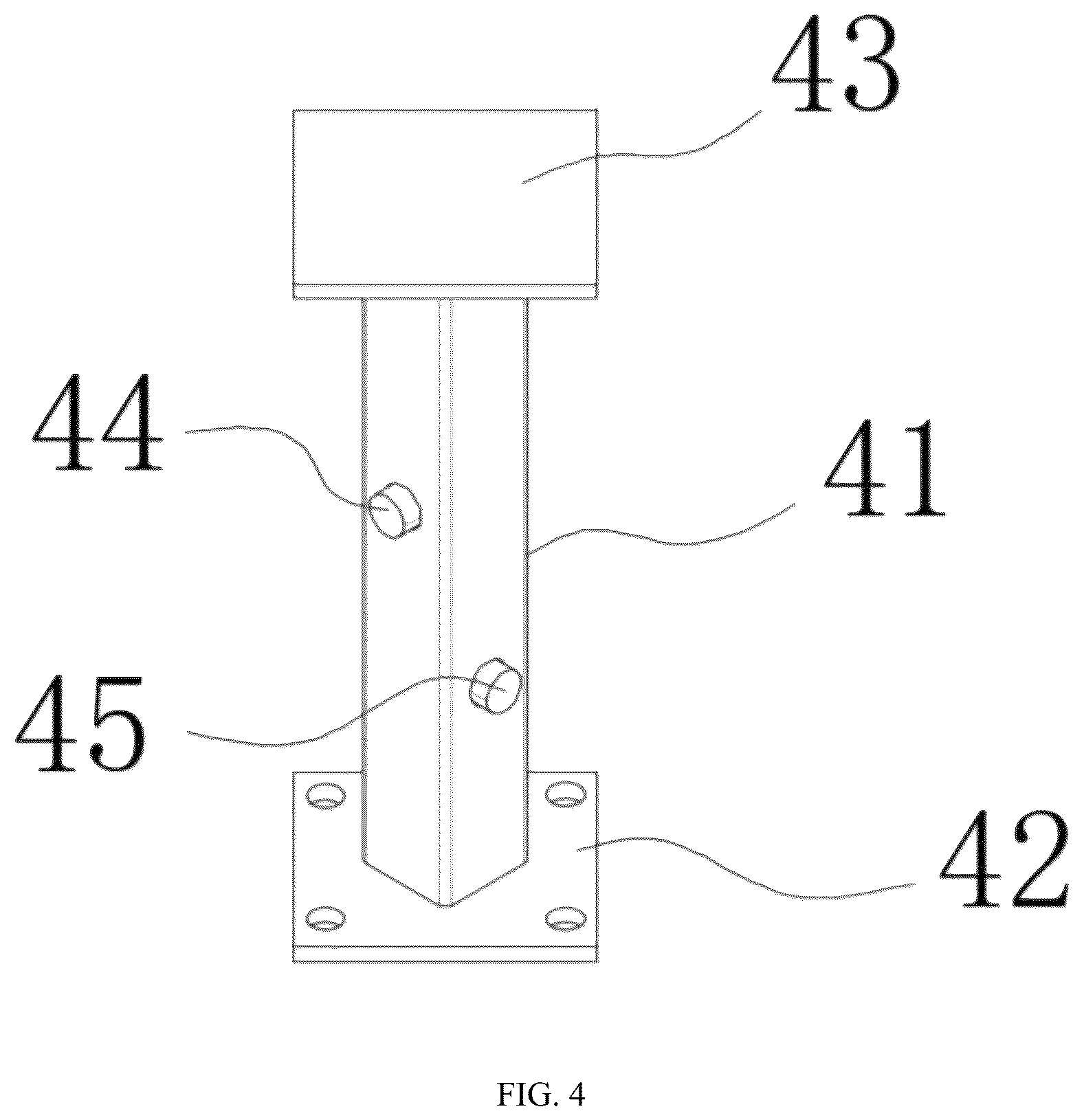 Patent US12305409 Figure 4 – Deck building formwork convenient for safe and efficient assembly and disassembly
