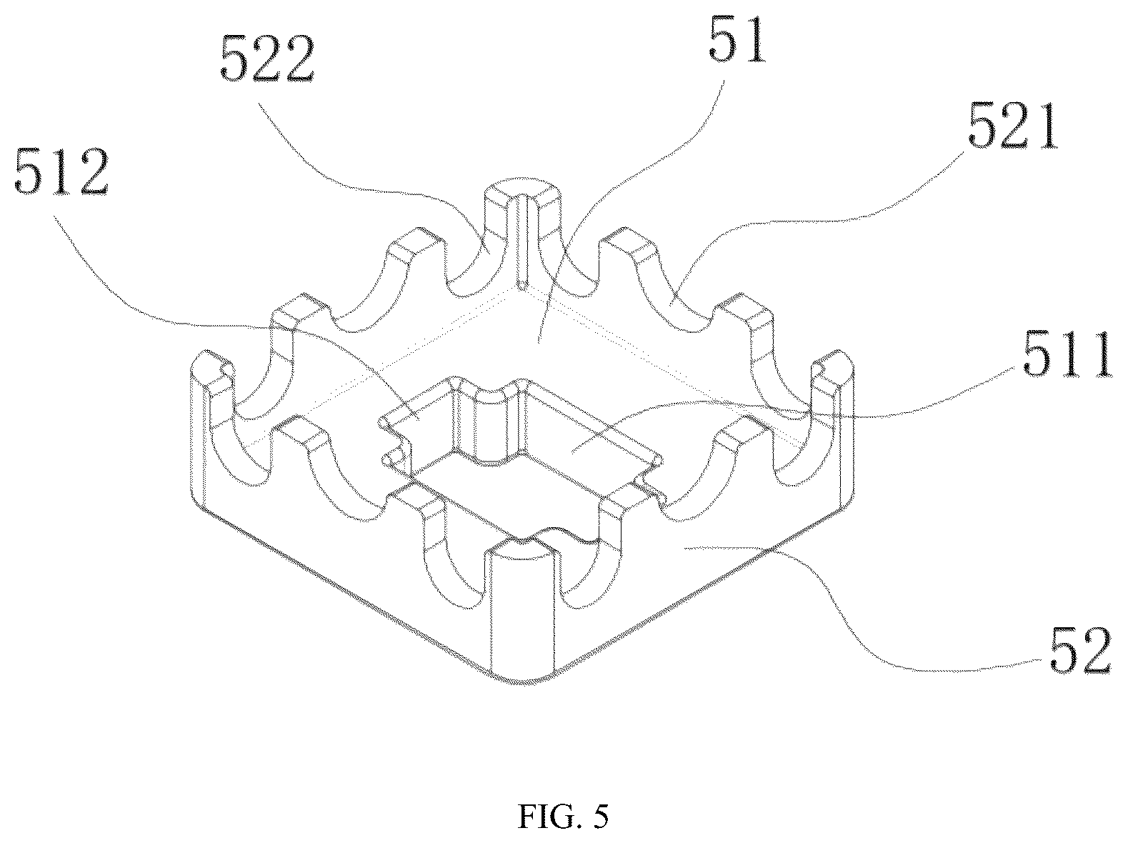 Patent US12305409 Figure 5 – Deck building formwork convenient for safe and efficient assembly and disassembly